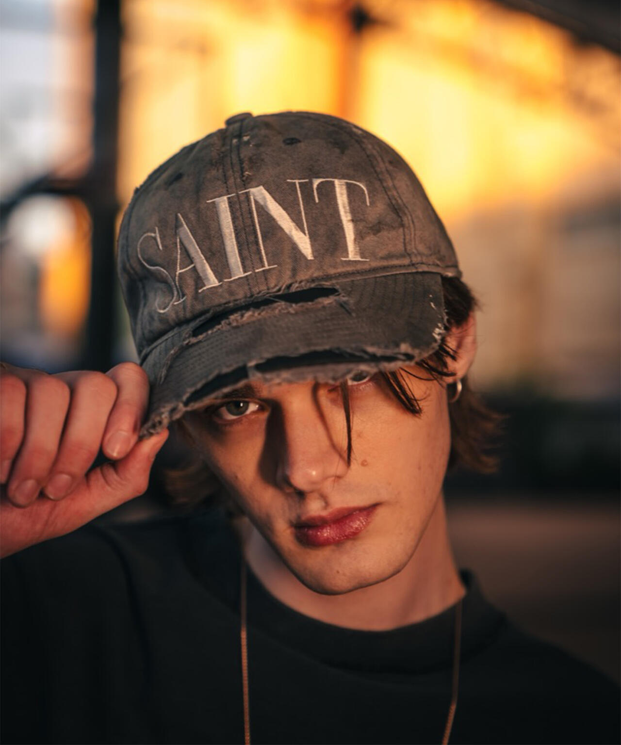 （美品）SAINT MICHAEL セントマイケル　キャップ SAINT MICHAEL/セントマイケル/CAP/SAINT/CHARCOAL | ROYAL FLASH