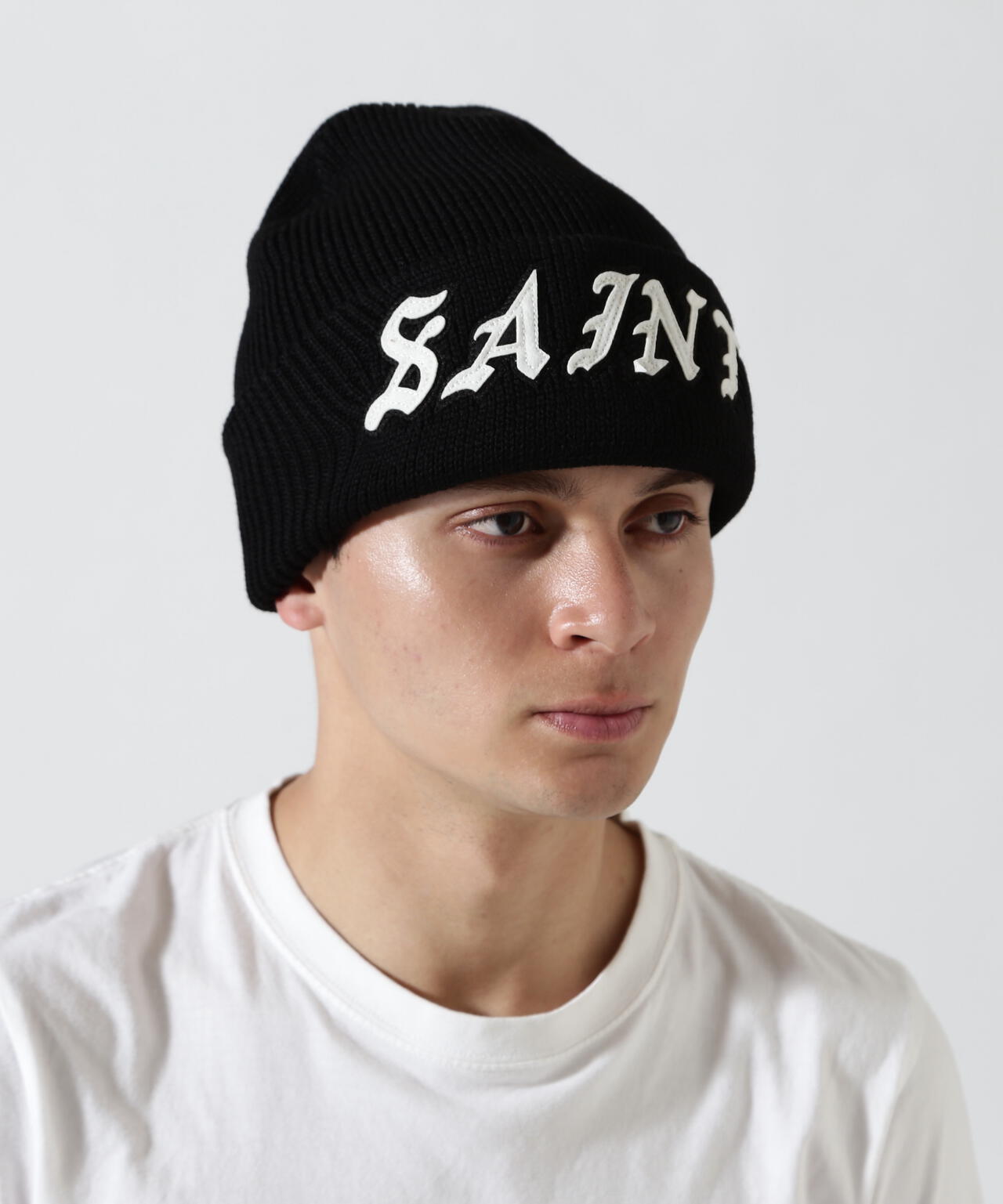 SAINT MICHAEL/セントマイケル/KNIT CAP/SAINT/BLACK | ROYAL FLASH