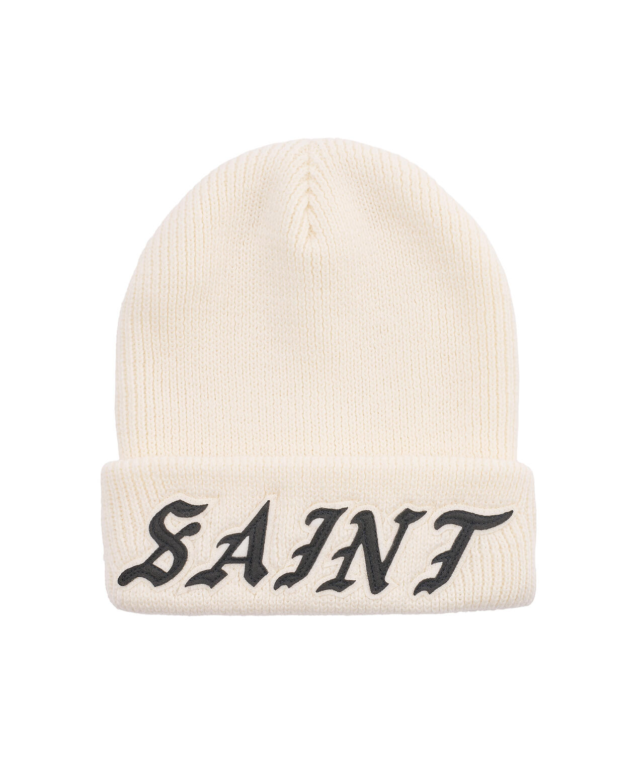 KLF SAINT MICHAELニット帽 SAINT MICHAEL/セントマイケル/KNIT CAP/SAINT/WHITE | ROYAL FLASH