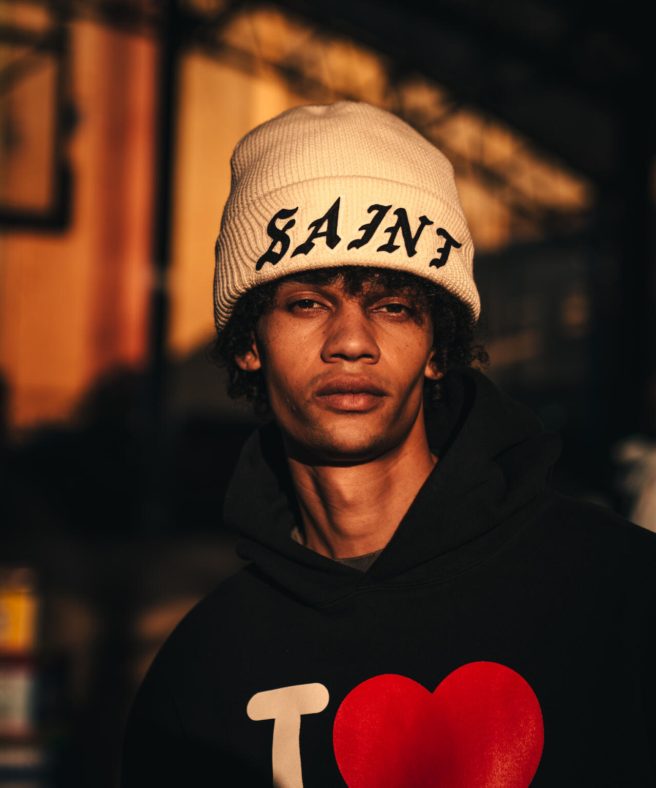 SAINT MICHAEL/セントマイケル/KNIT CAP/SAINT/WHITE