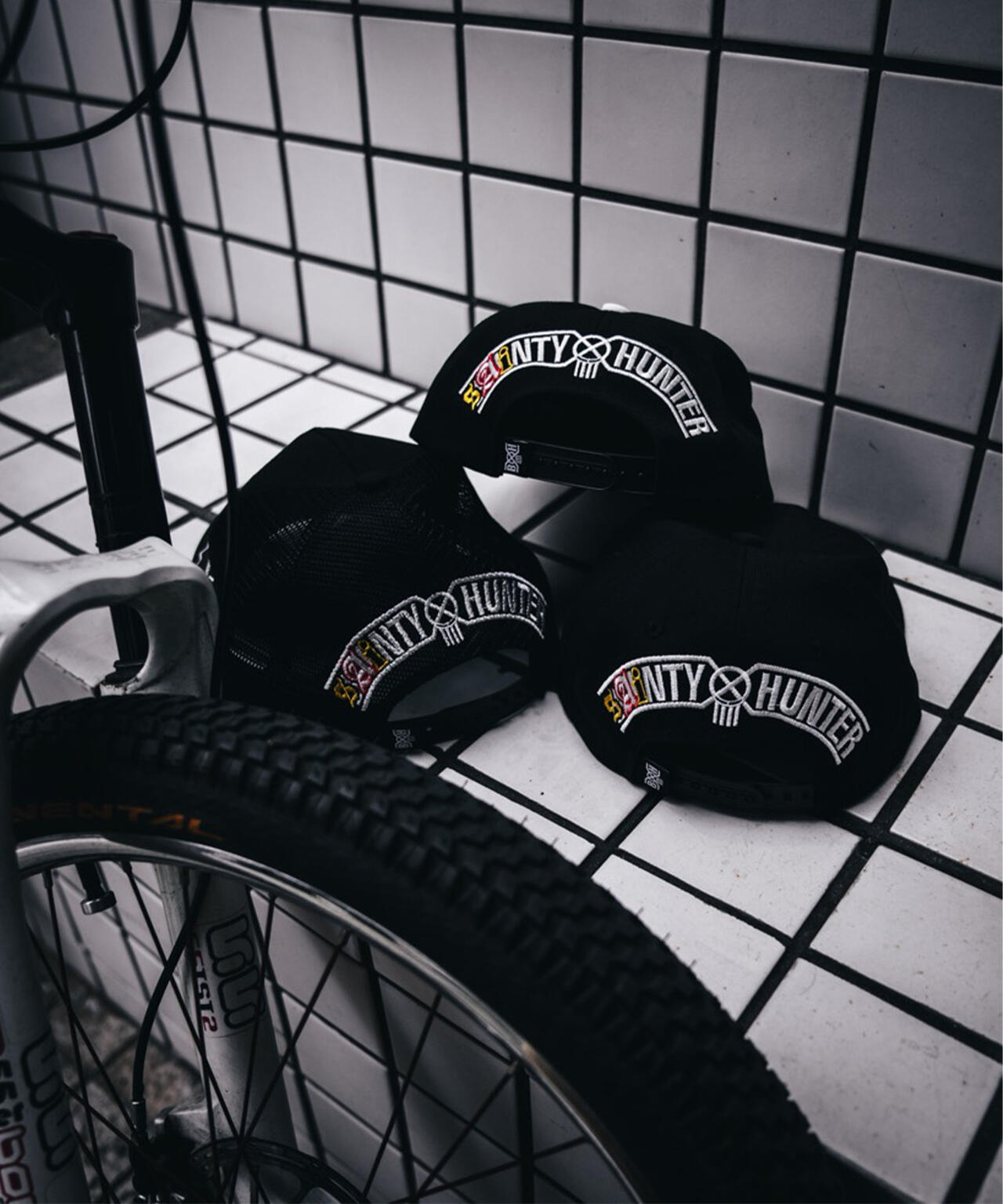 SAINT MICHAEL/セントマイケル/BH＿MESH CAP/HUNTER/BLACK | ROYAL