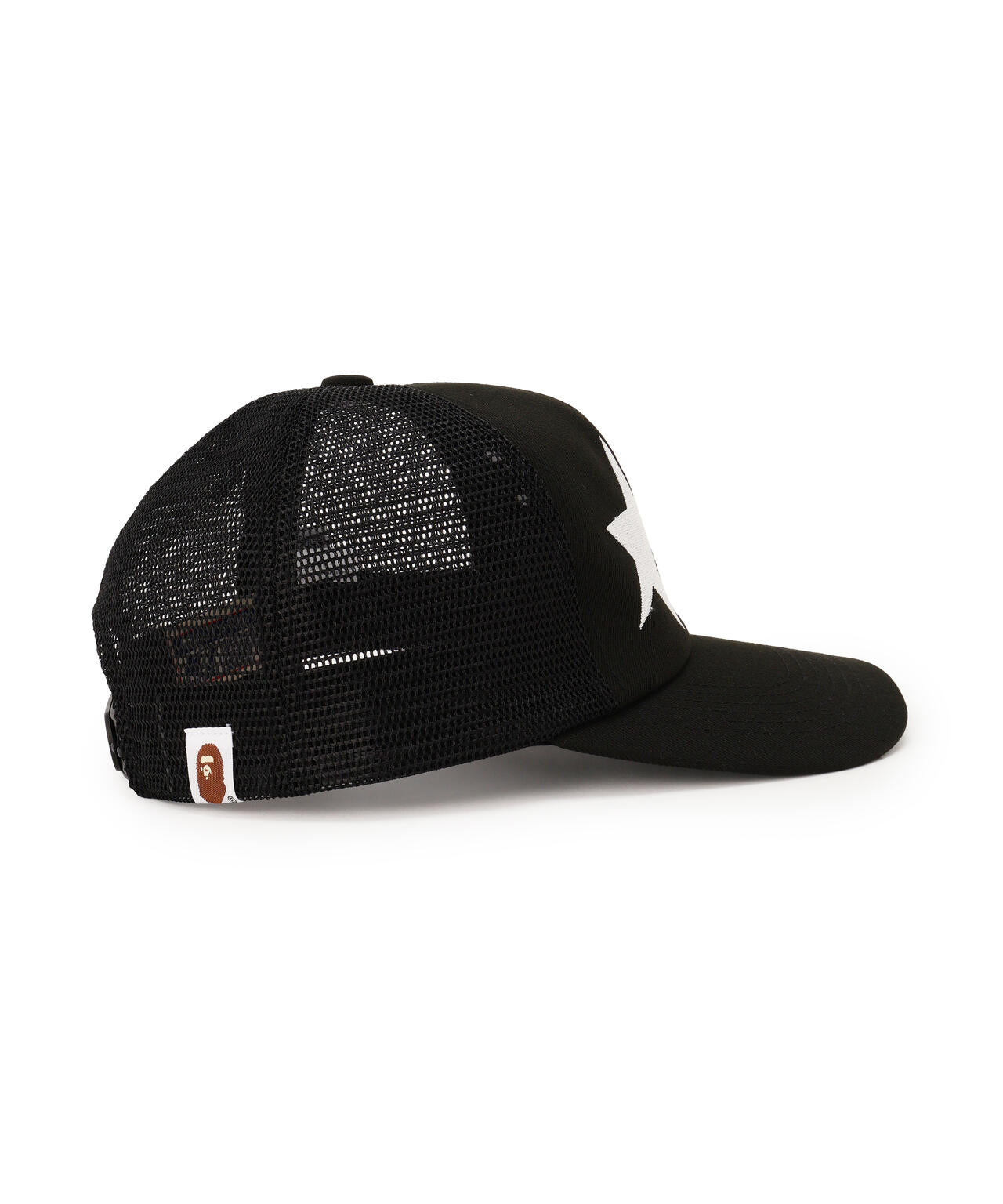 SAINT MICHAEL×A BATHING APE/BAPE_MESH CAP/BLK | ROYAL FLASH