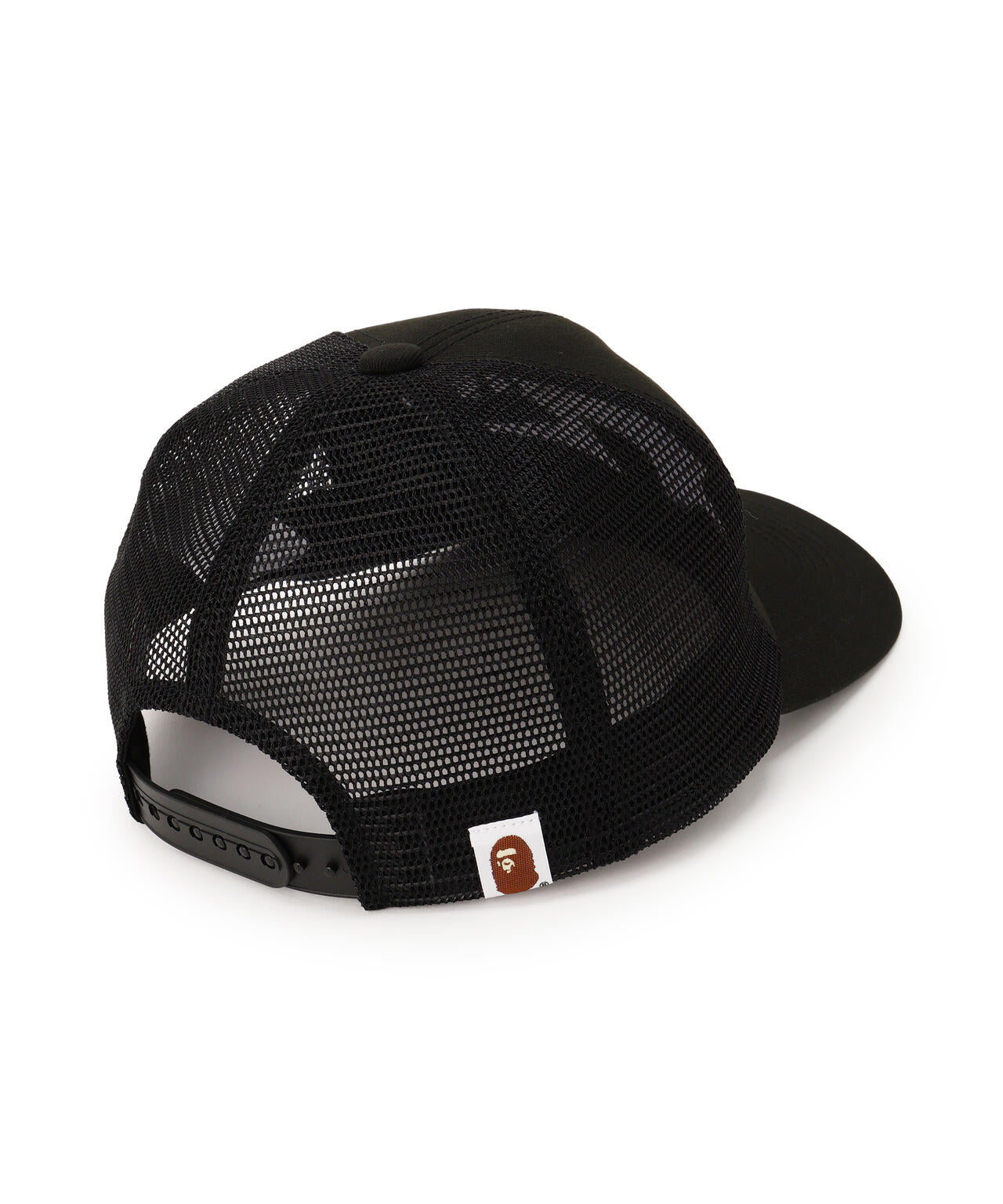 SAINT MICHAEL×A BATHING APE/BAPE_MESH CAP/BLK | ROYAL FLASH