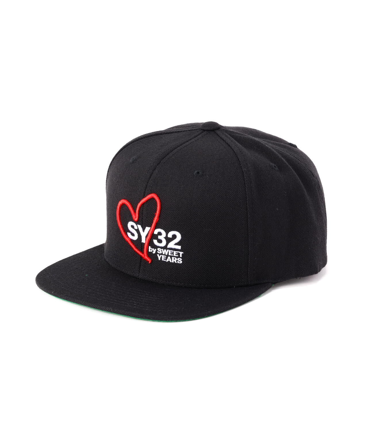 SY32 by SWEET YEARS/HEART MIX LOGO SNAPBACK CA