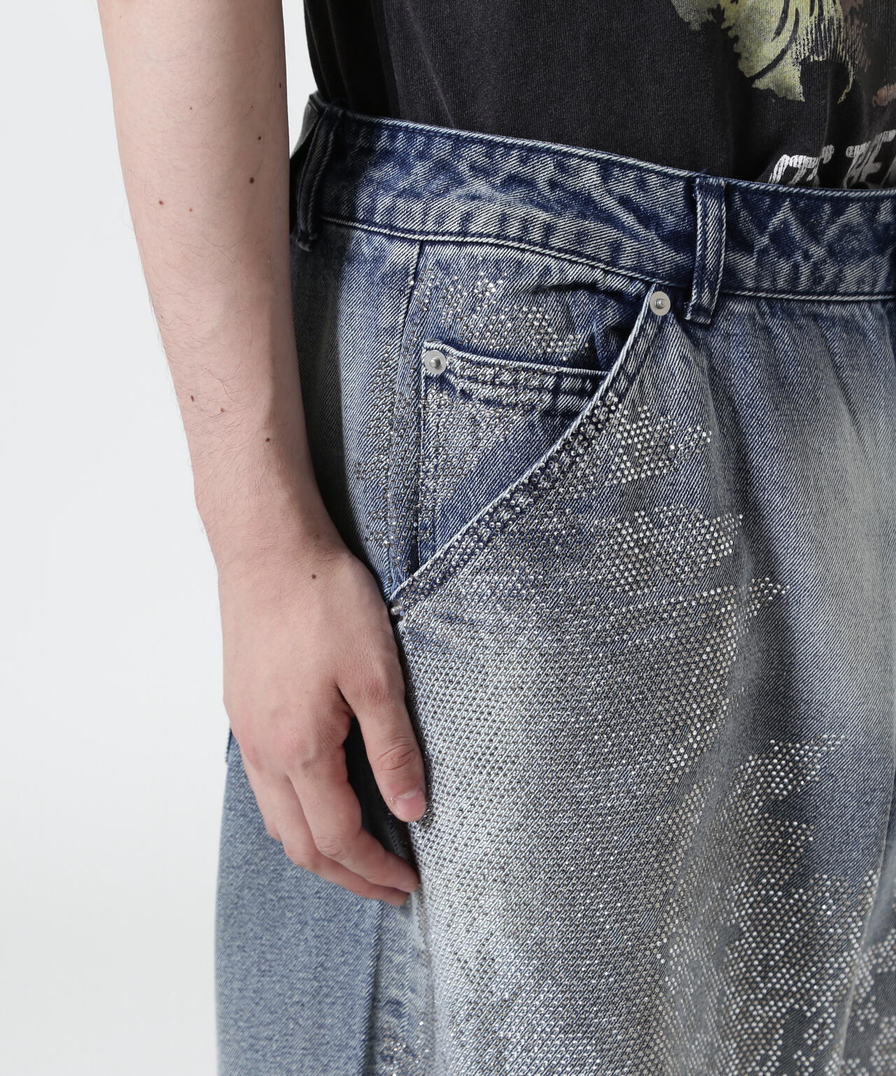 FR(13)NDS/フレンズ/LINE STONE BUGGY DENIM | ROYAL FLASH（ロイヤル