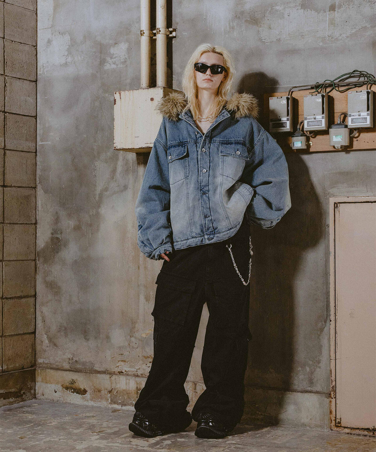 FR(13)NDS/フレンズ/DOUBLE WAIST CARGO PANTS