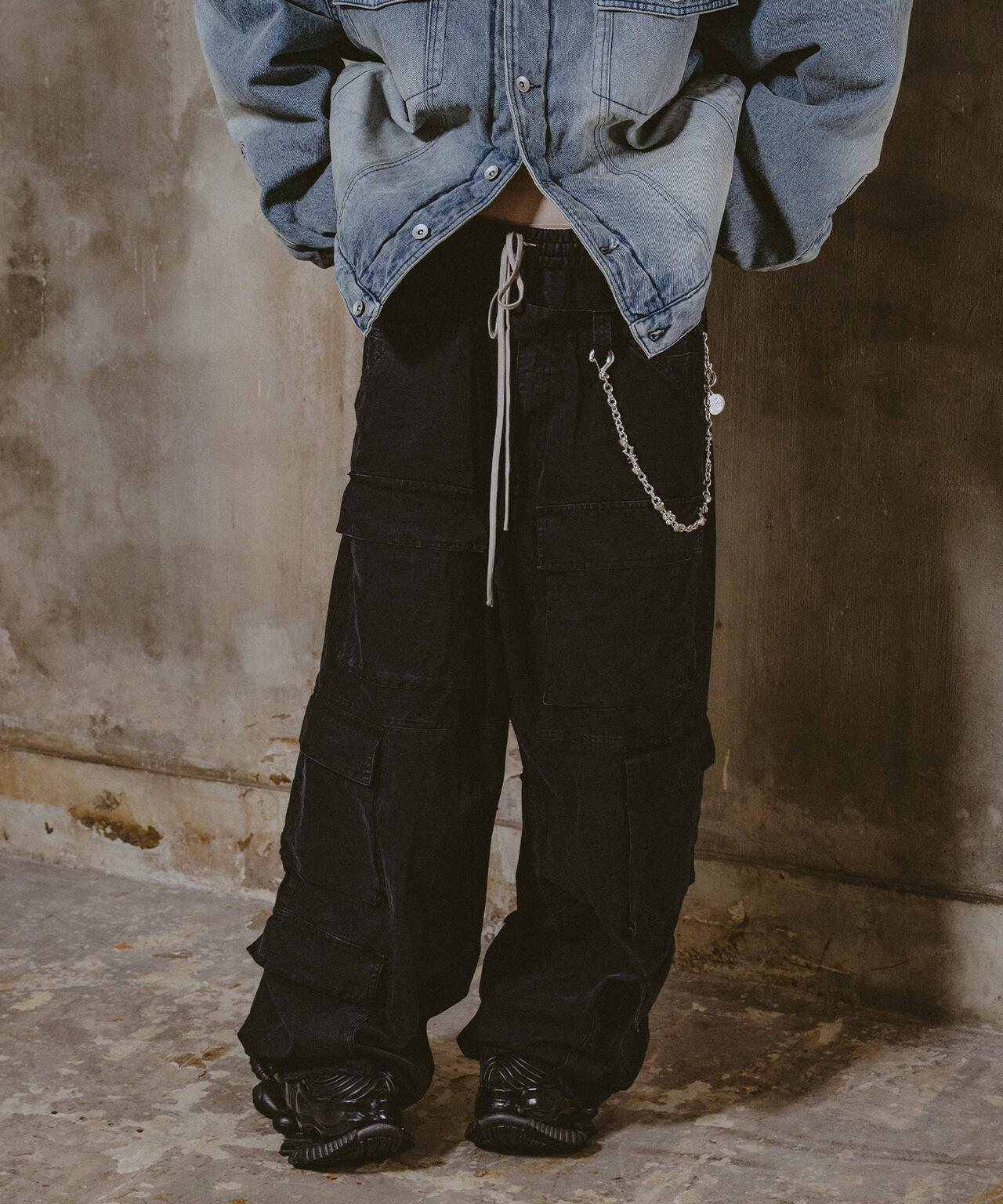 FR(13)NDS/フレンズ/DOUBLE WAIST CARGO PANTS | ROYAL FLASH