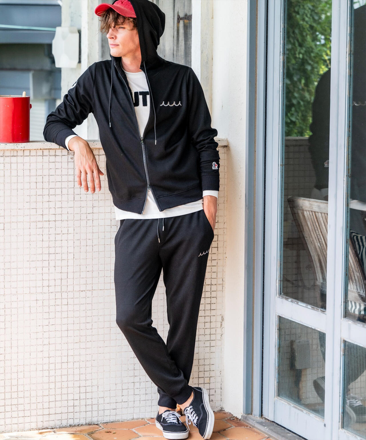 muta MARINE/ムータ マリン/Set-up Pants Metal Wave