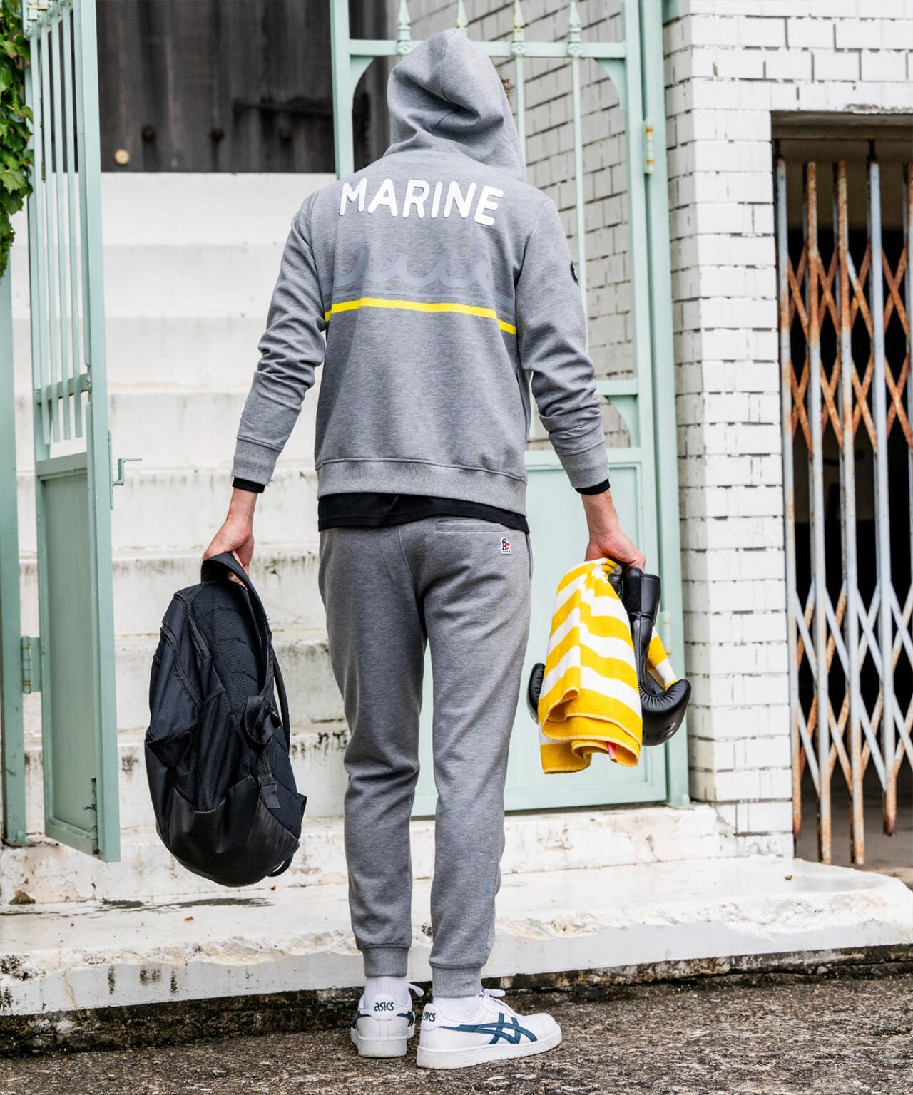 muta MARINE/ムータ マリン/Set-up Pants Metal Wave