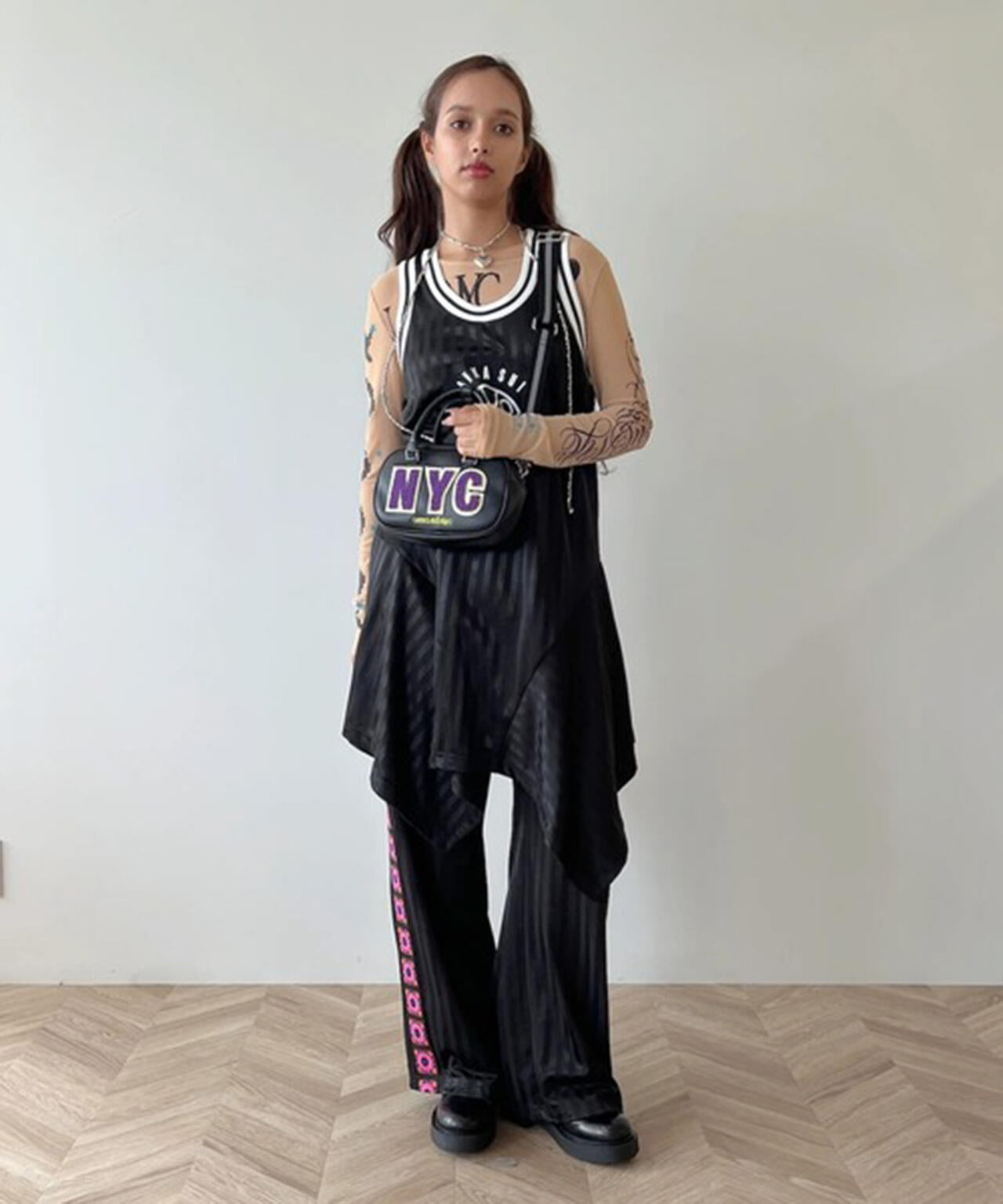 anna sui nyc/アナ スイ エヌワイシー/クロシェトラックパンツ