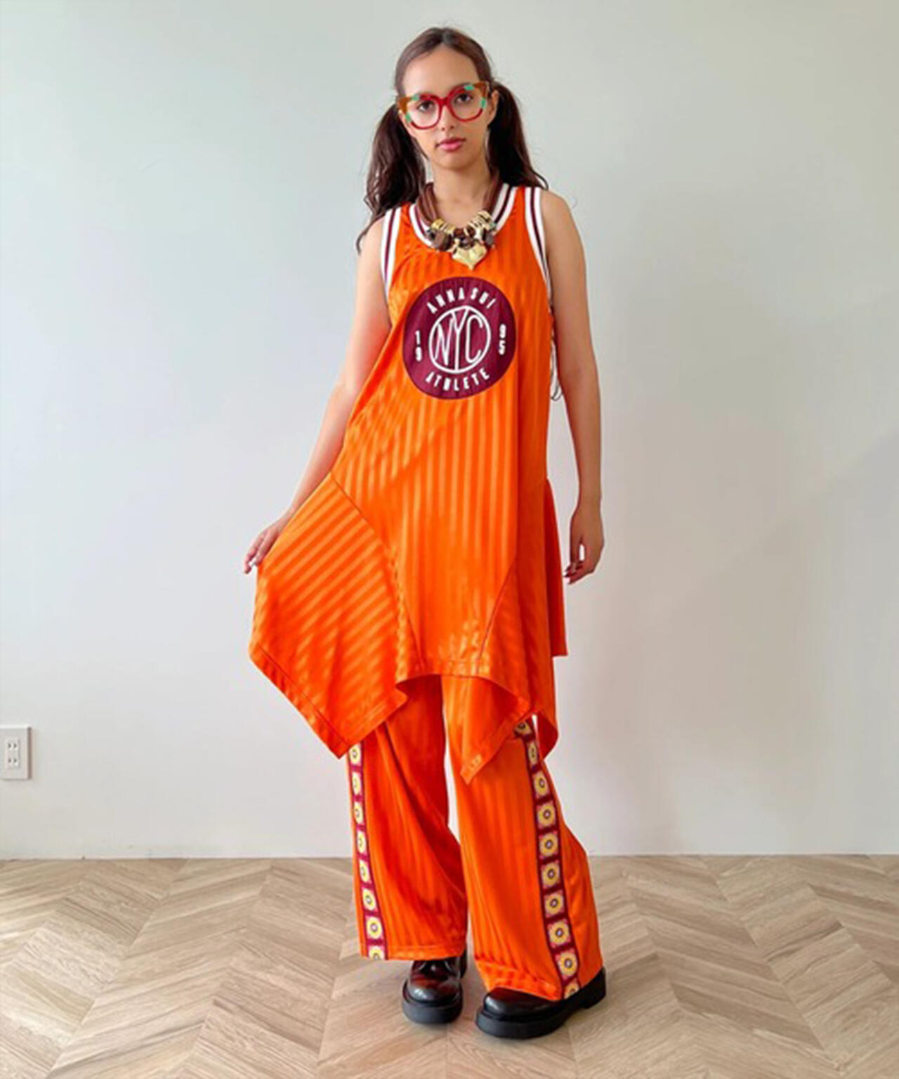 anna sui nyc/アナ スイ エヌワイシー/クロシェトラックパンツ