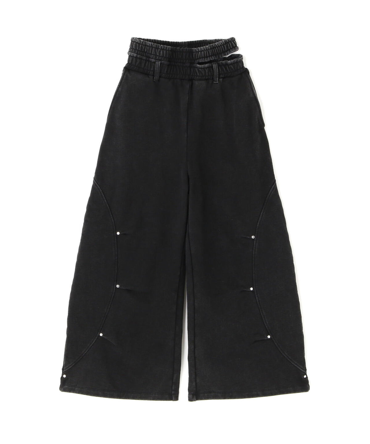 MITSUKI/ミツキ/EYELET TUCK SWEAT PANTS
