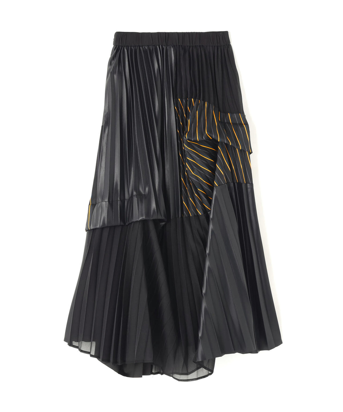 UN3D./アンスリード/PATCHWORK PLEATS SKIRT
