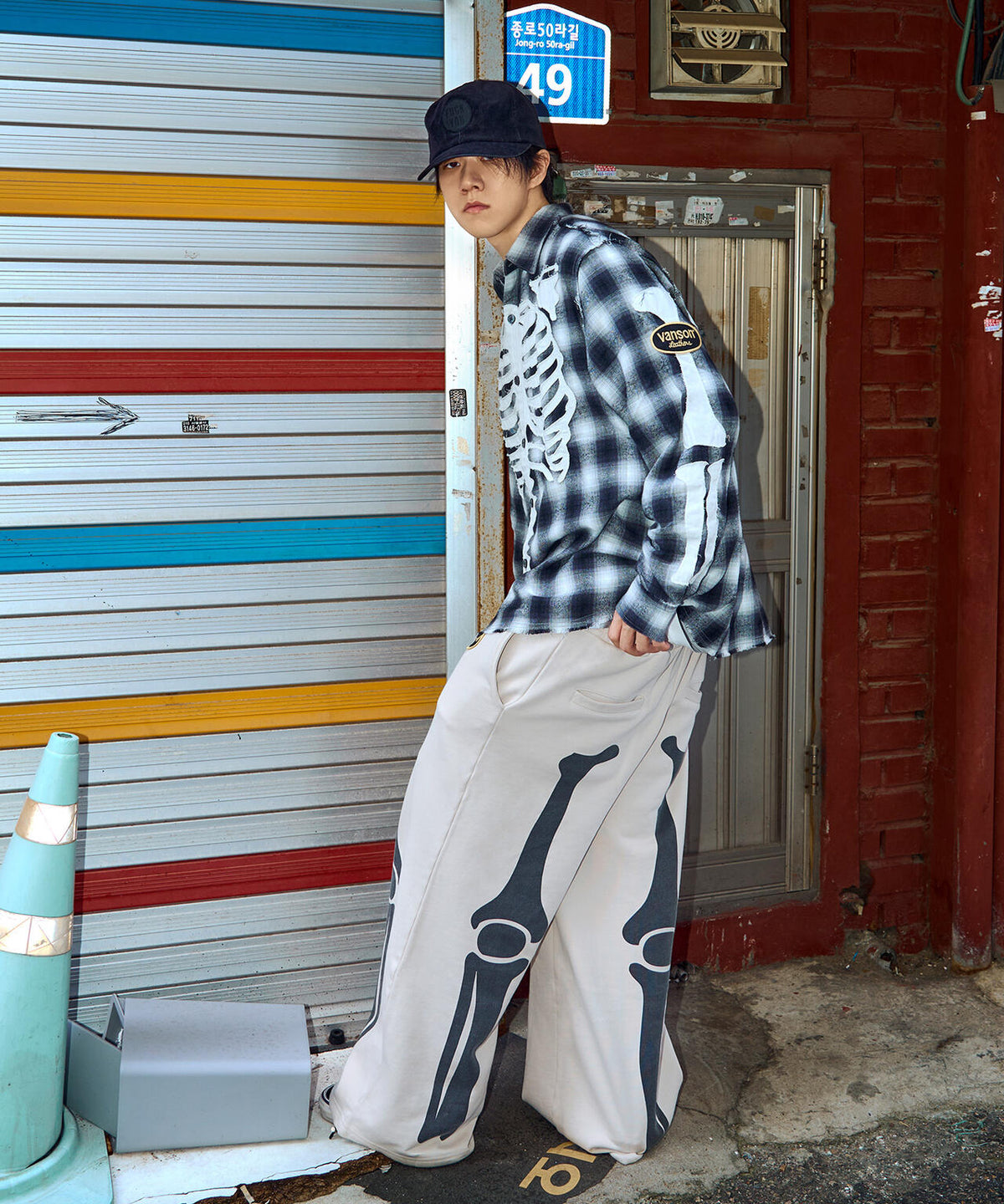 FR(13)NDS×Vanson Leathers/フレンズ×バンソンレザーズ/CHECK SHIRT