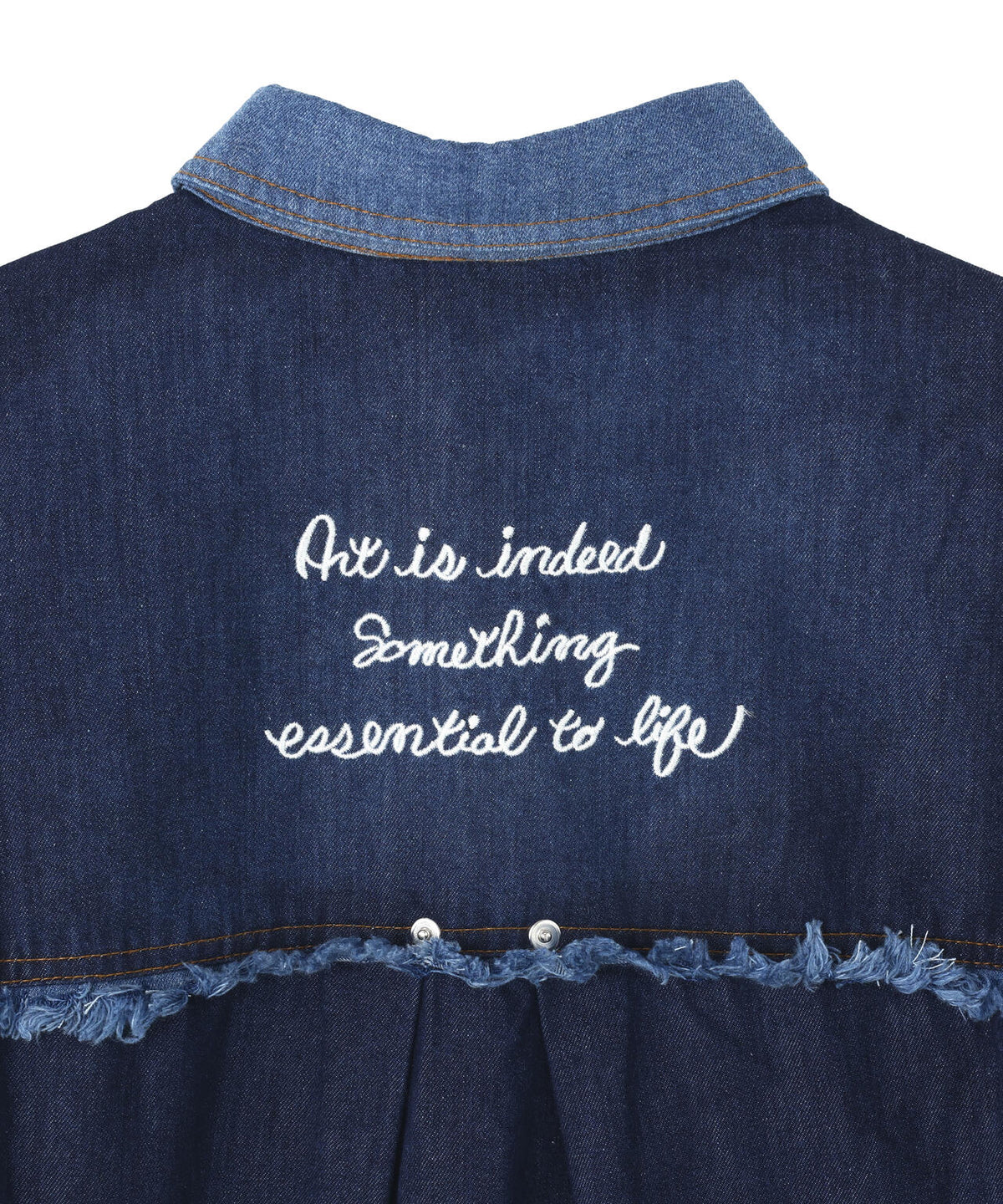 AULA AILA/アウラアイラ/GRAFFITI DENIM SHIRT