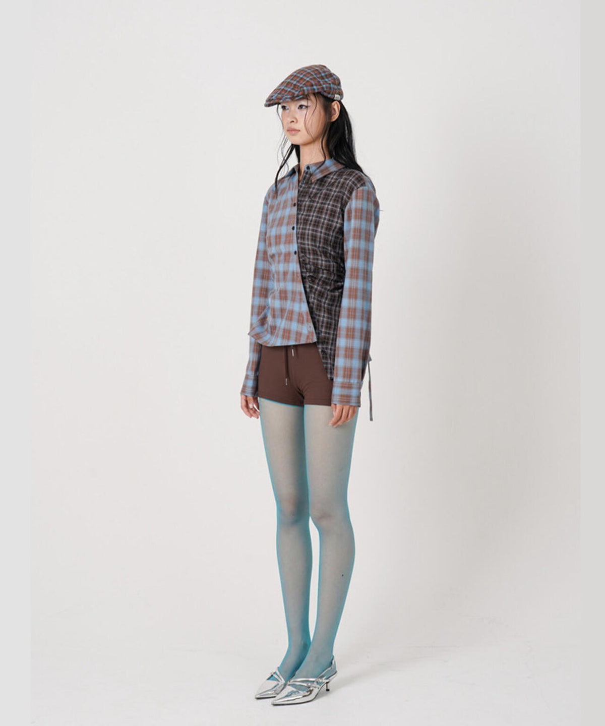 MITSUKI/ミツキ/ASYMMETRY PATTERN SHIRT
