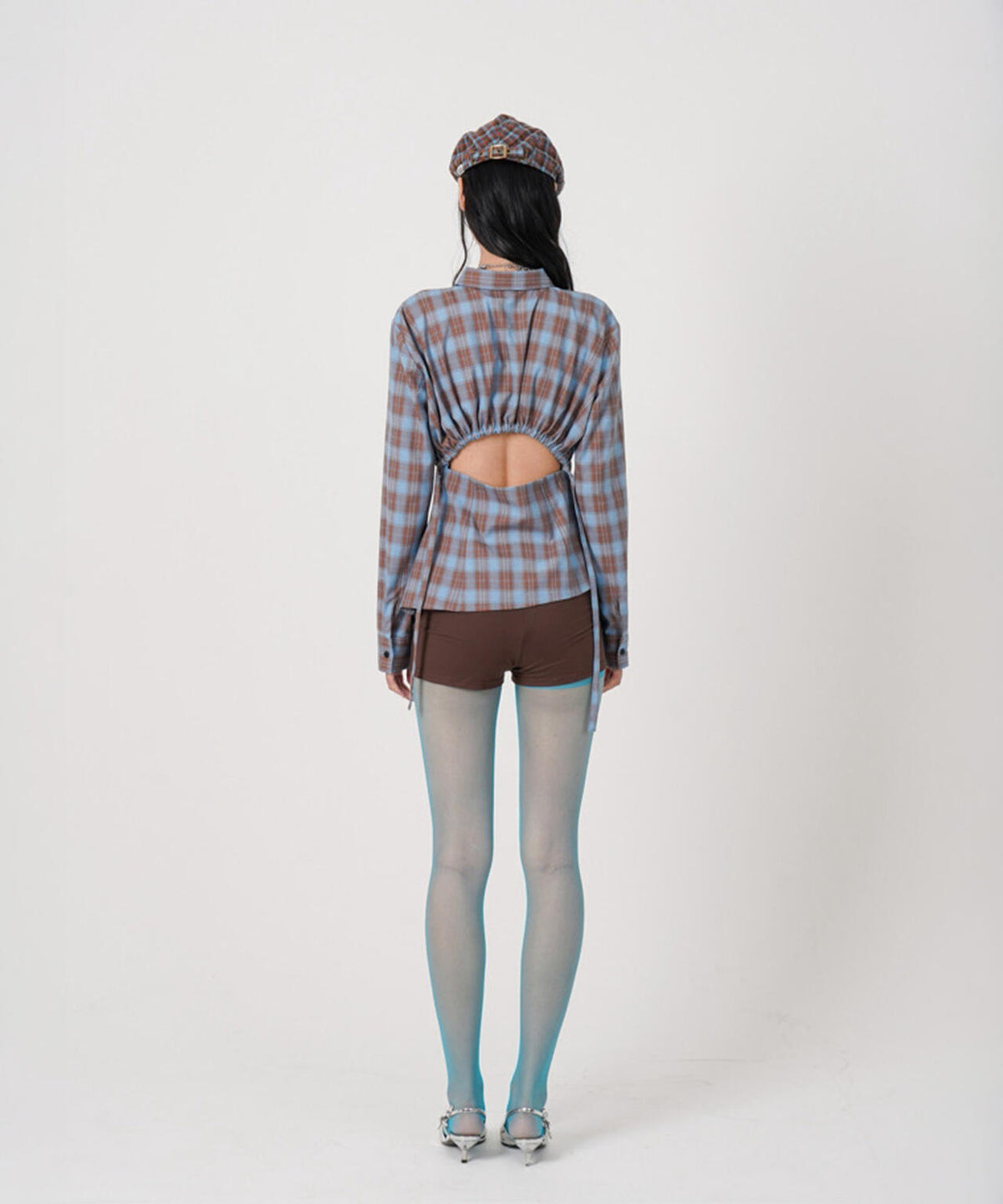 MITSUKI/ミツキ/ASYMMETRY PATTERN SHIRT