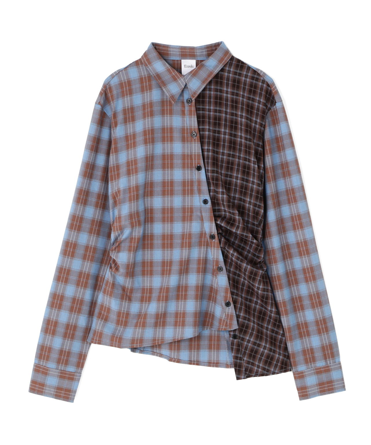 MITSUKI/ミツキ/ASYMMETRY PATTERN SHIRT