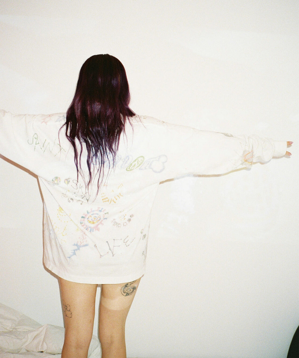 SAINT MICHAEL/セントマイケル/COCO_LS T-SHIRT/COCO/WHITE