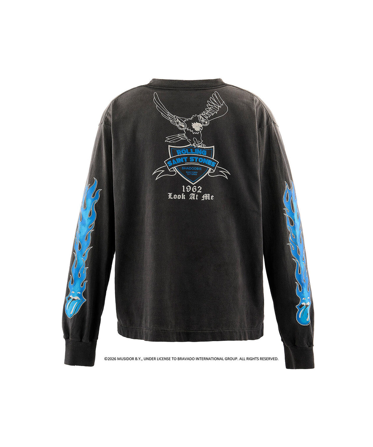 SAINT MICHAEL/セントマイケル/TRS_LS T-SHIRT/FIRE/BLACK