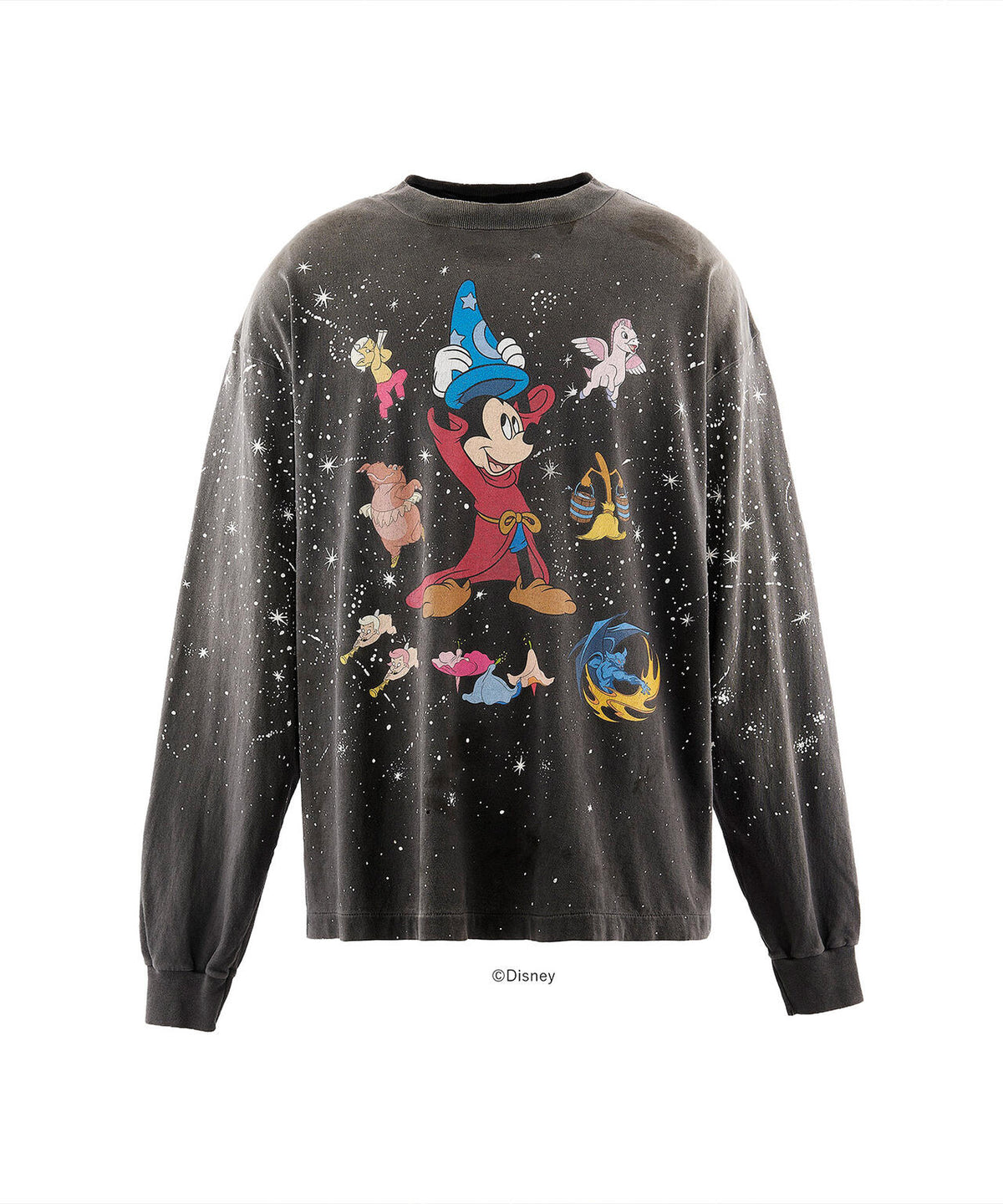 SAINT MICHAEL/セントマイケル/DSNY_LS T-SHIRT/FANTASIA/BLACK