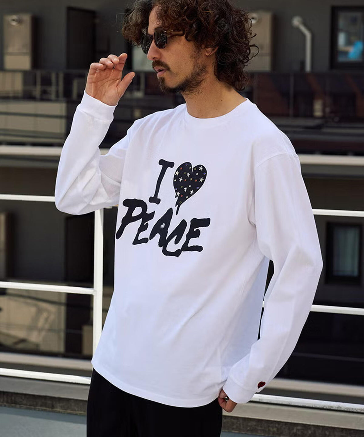 STUD MUFFIN/スタッドマフィン/IハートPeace LS