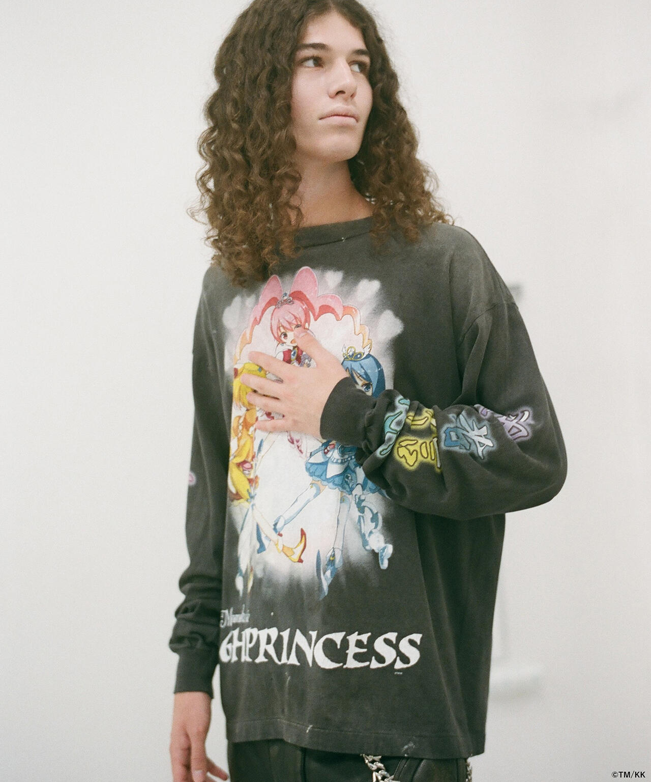mononoke・made/モノノケ・メイド/LS T-SHIRT/SUPERFLAT/BLACK | ROYAL