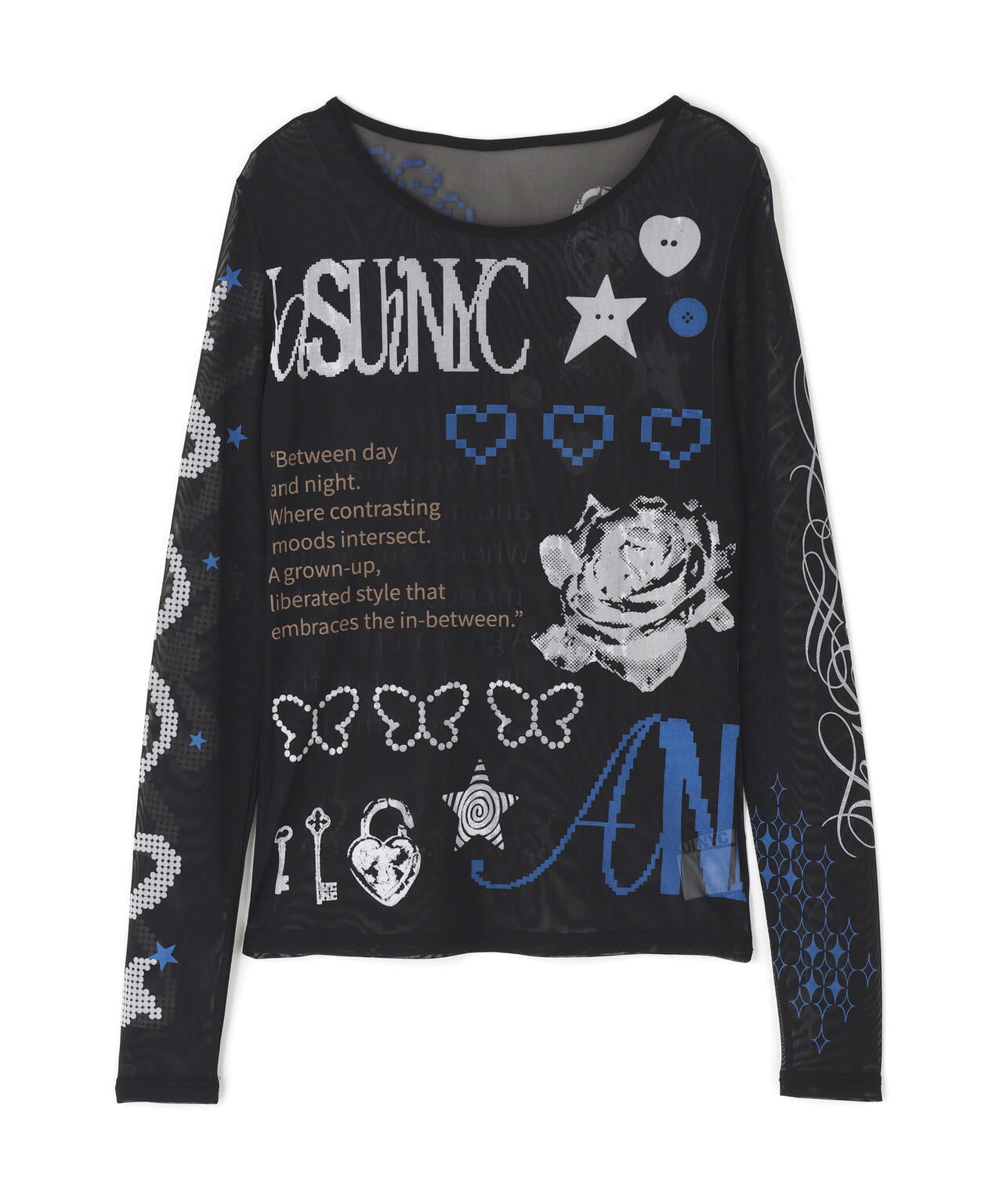 anna sui nyc/アナ スイ エヌワイシー/コラージュシアートップス