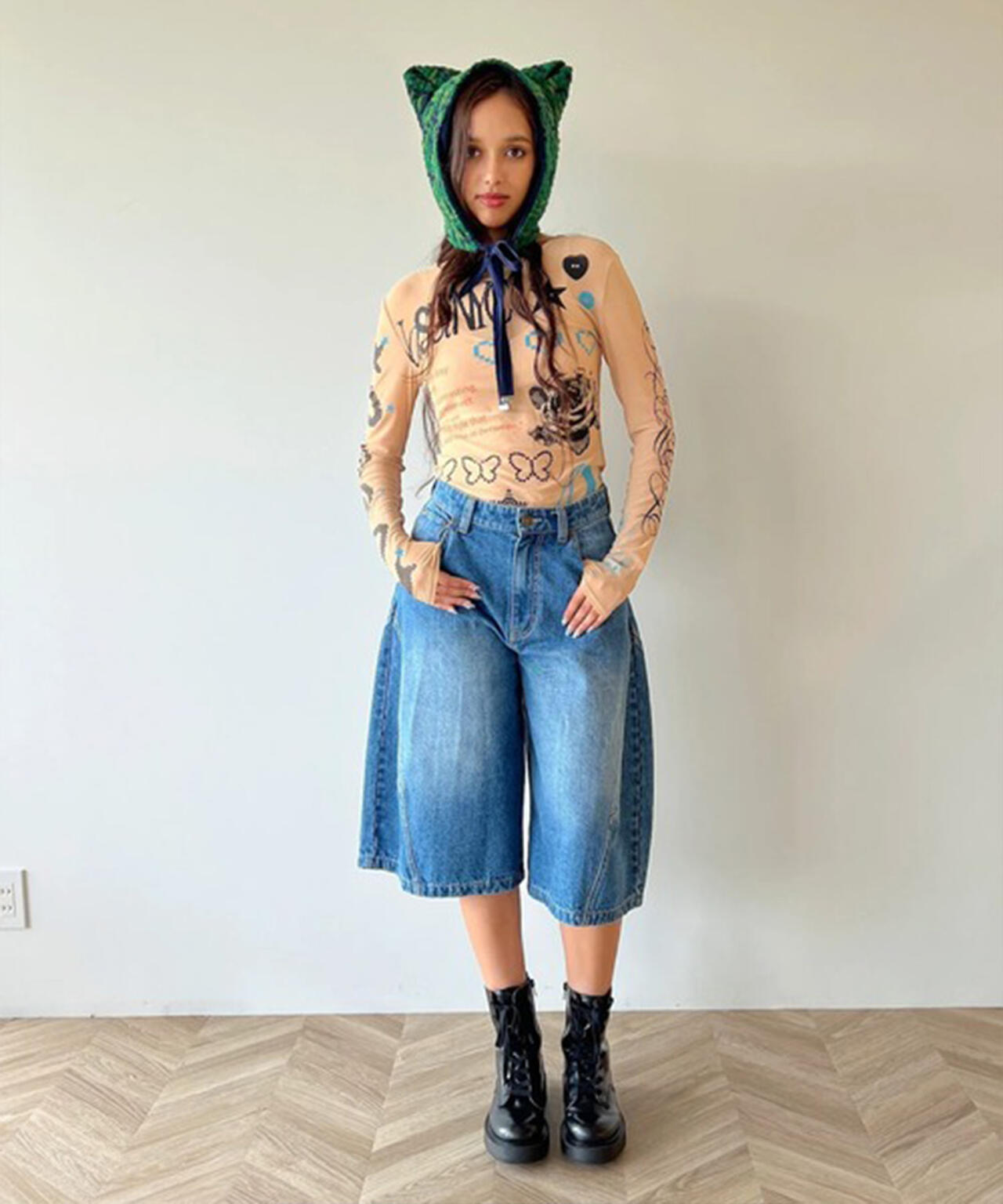 anna sui nyc/アナ スイ エヌワイシー/コラージュシアートップス