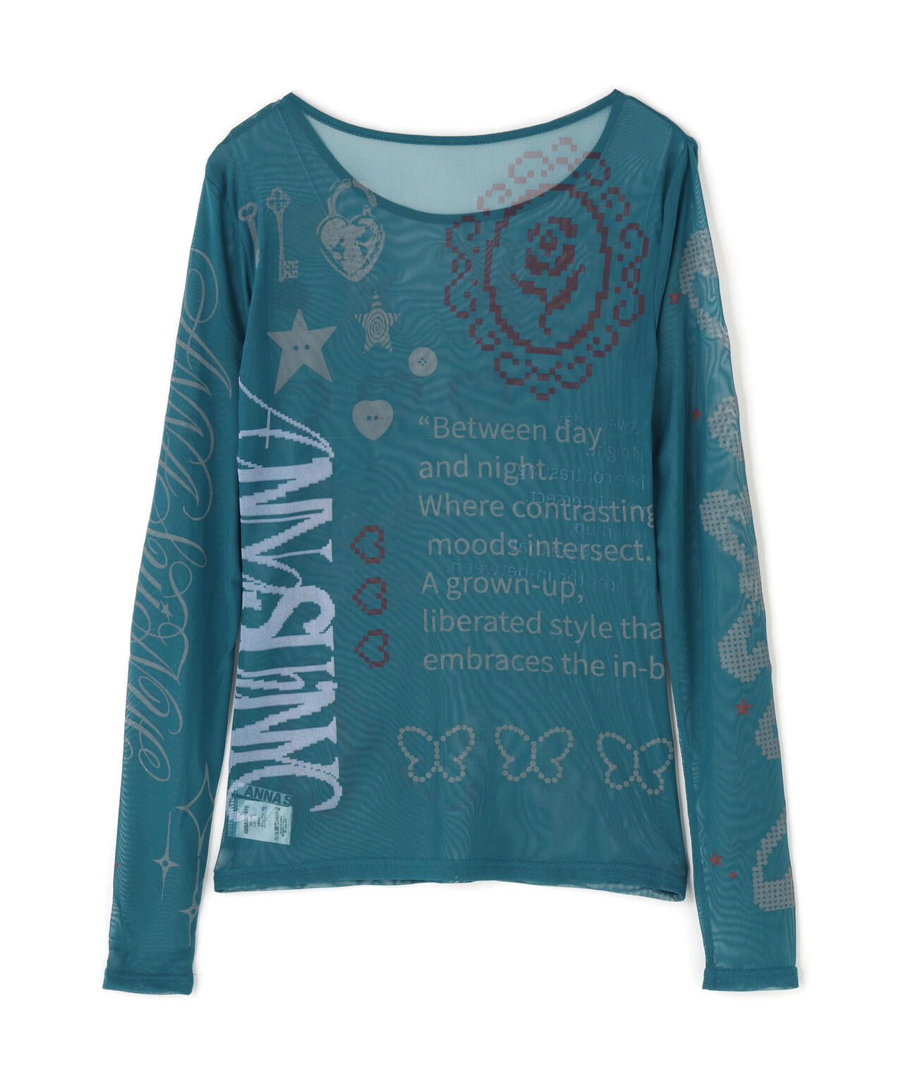 anna sui nyc/アナ スイ エヌワイシー/コラージュシアートップス