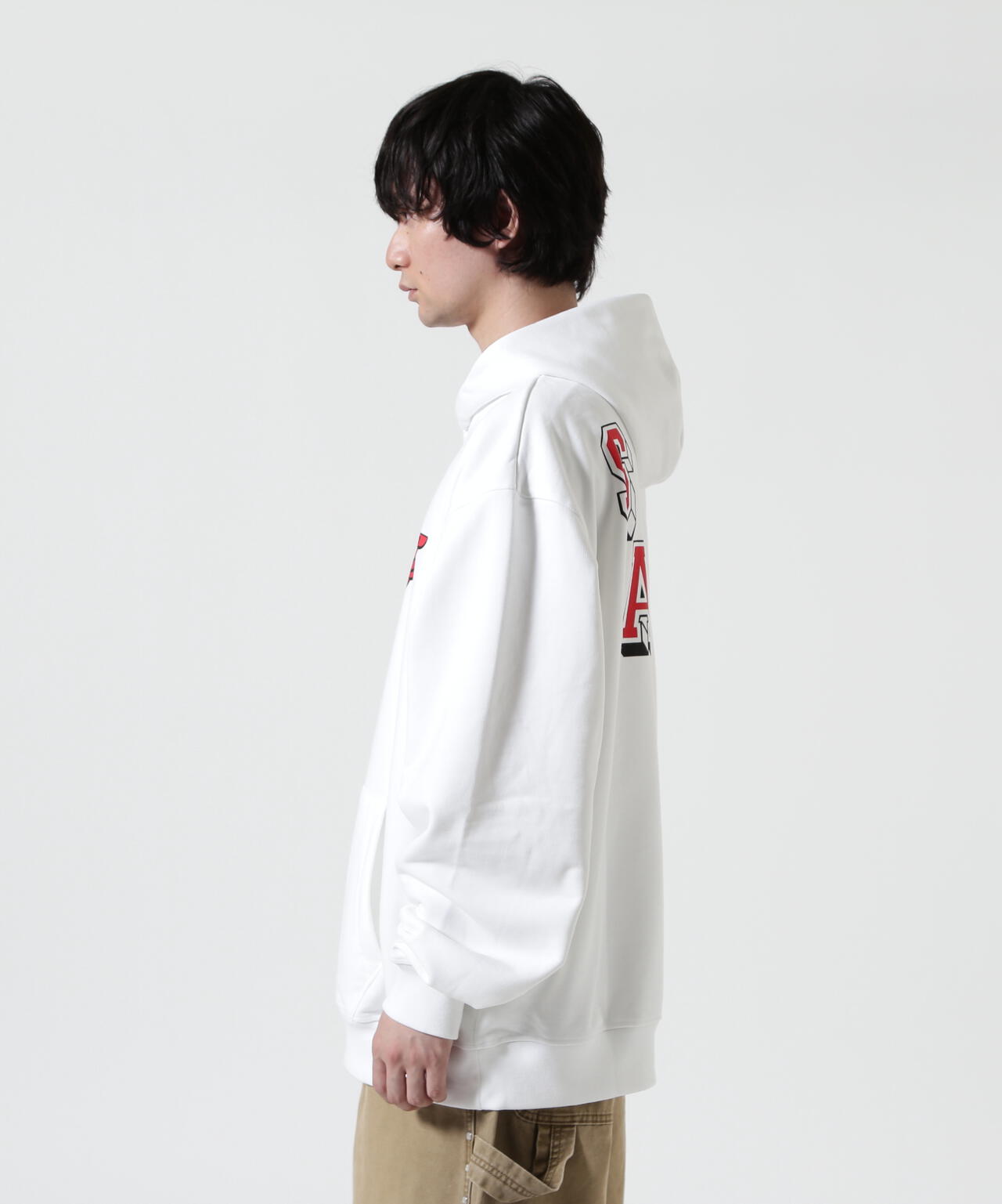 SAINT MICHAEL×JORDAN BRAND/MJ SM FLC HOODIE/WHITE | ROYAL FLASH