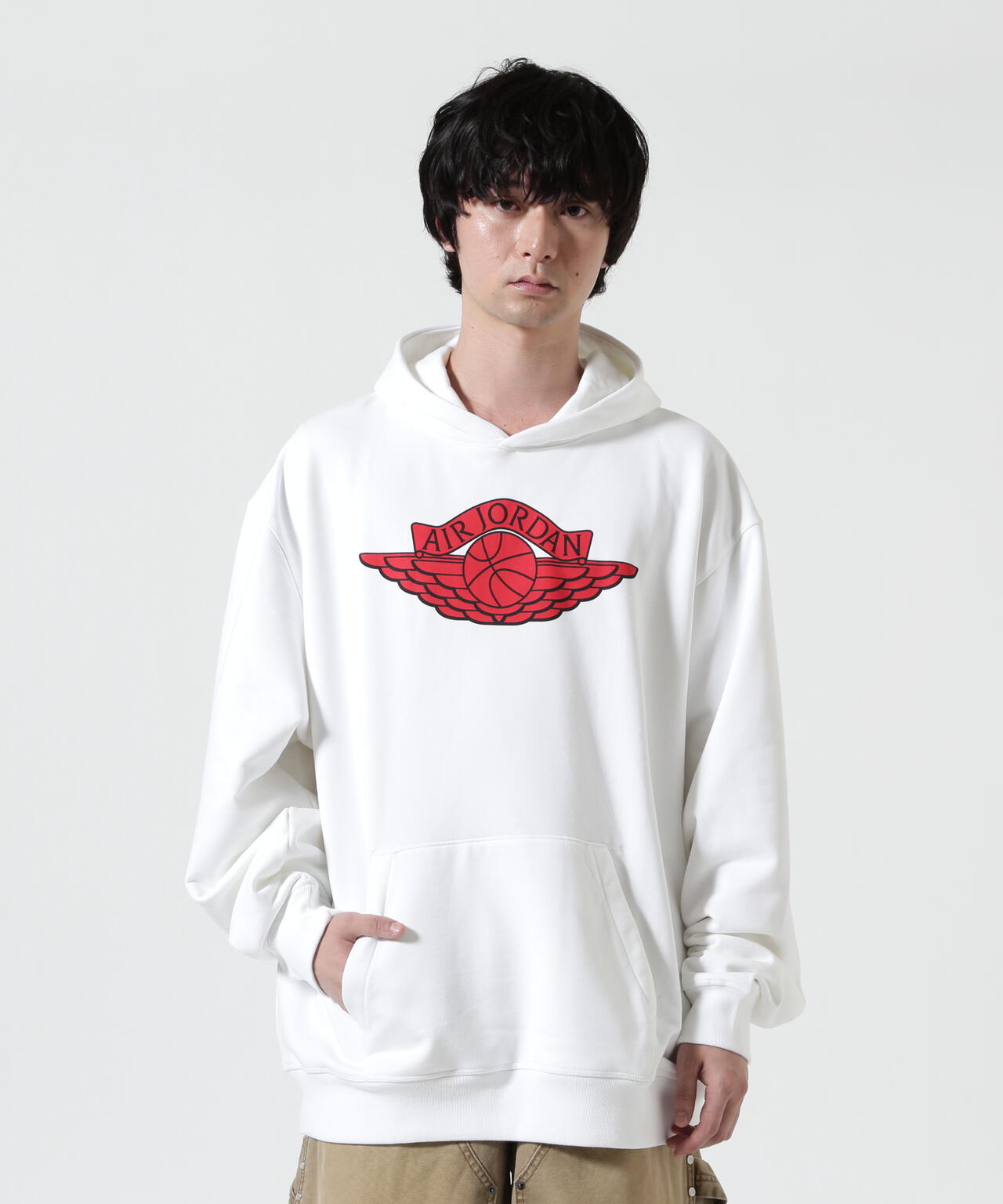 SAINT MICHAEL×JORDAN BRAND/MJ SM FLC HOODIE/WHITE | ROYAL FLASH