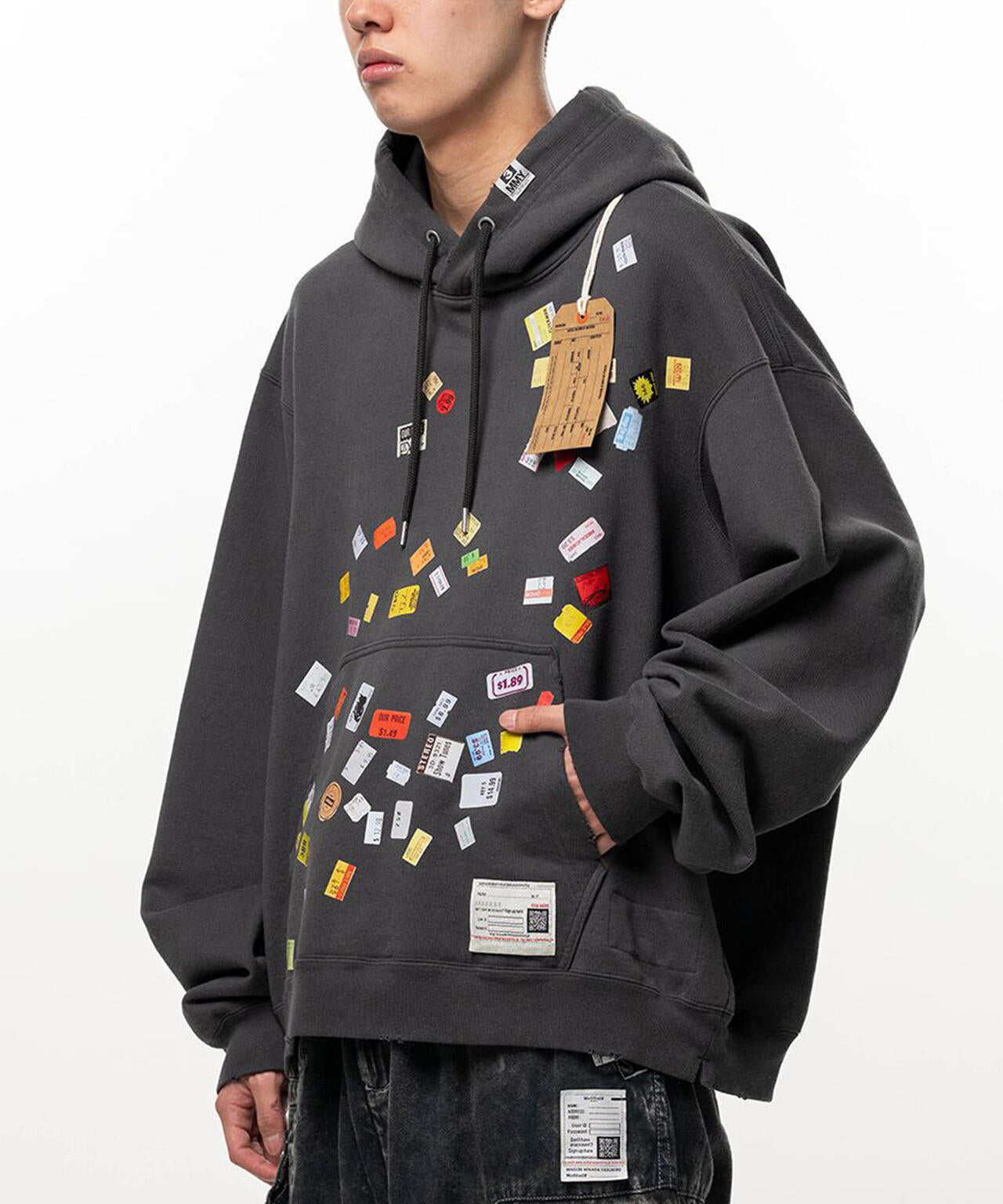 Maison MIHARAYASUHIRO/メゾン ミハラヤスヒロ/PRICE STICKER SWEAT