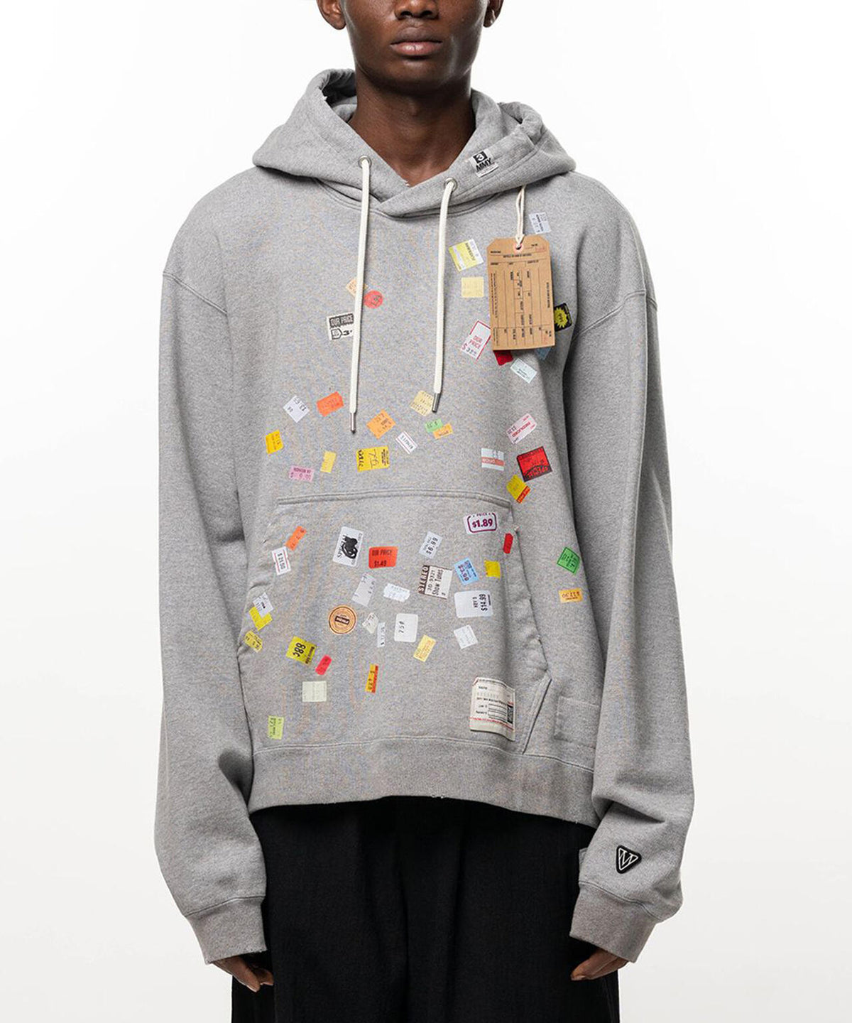 Maison MIHARAYASUHIRO/メゾン ミハラヤスヒロ/PRICE STICKER SWEAT HOODIE