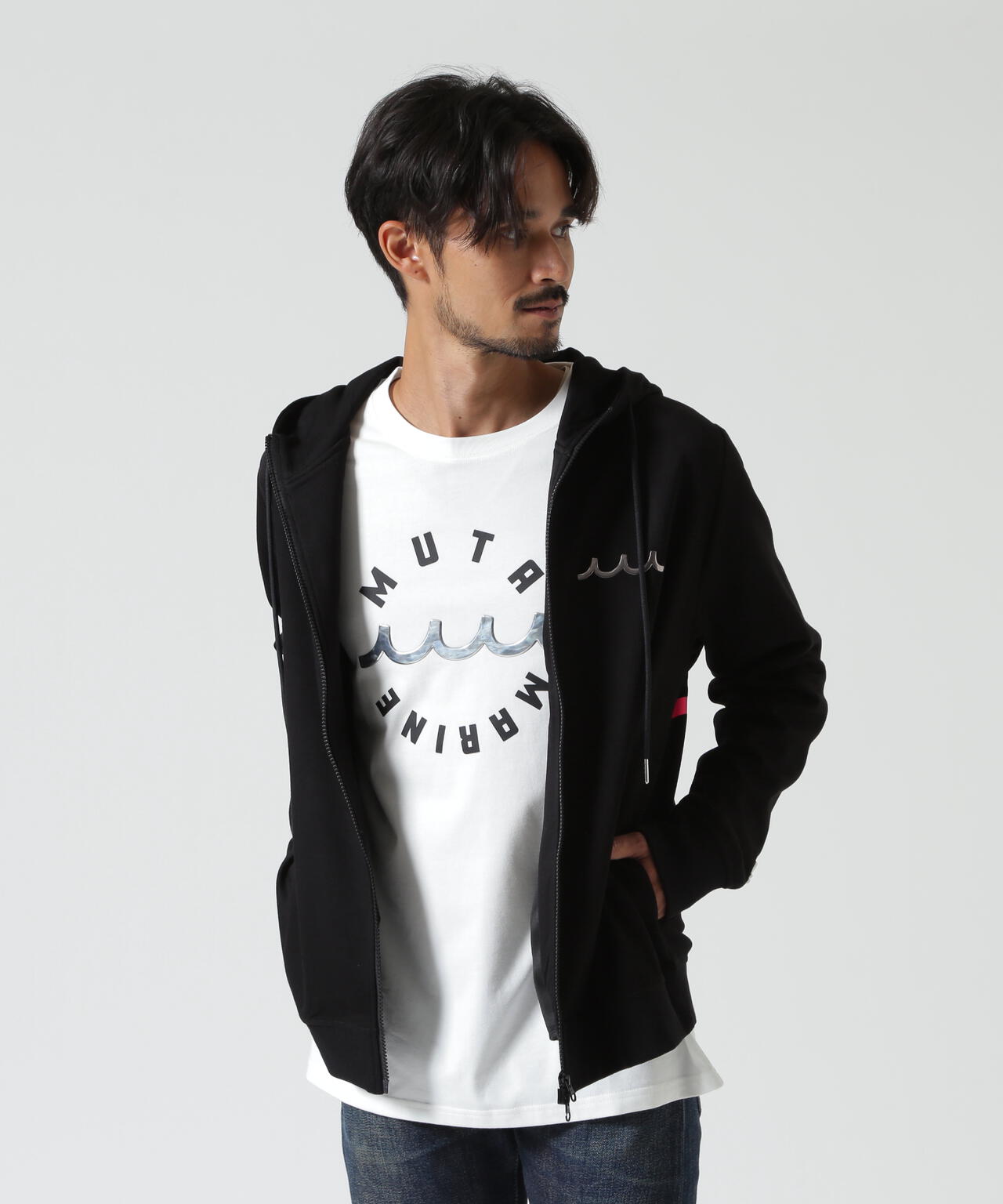 muta MARINE/ムータ マリン/Set-up Hoodie Back Metal | ROYAL FLASH