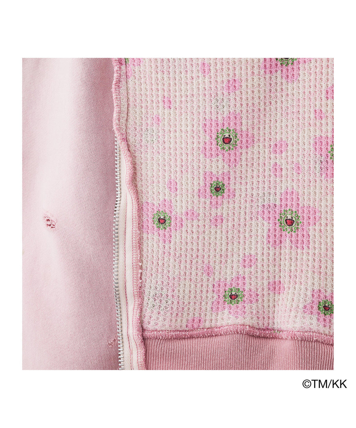mononoke・made/モノノケ・メイド/ DOUBLE FC ZIP HOODIE/SAKURA/PINK