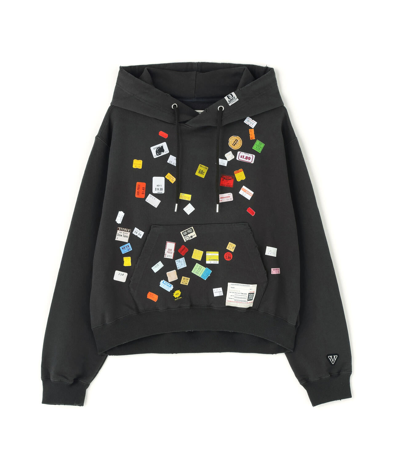 Maison MIHARAYASUHIRO/メゾン ミハラヤスヒロ/PRICE STICKER PRINTED HOODIE
