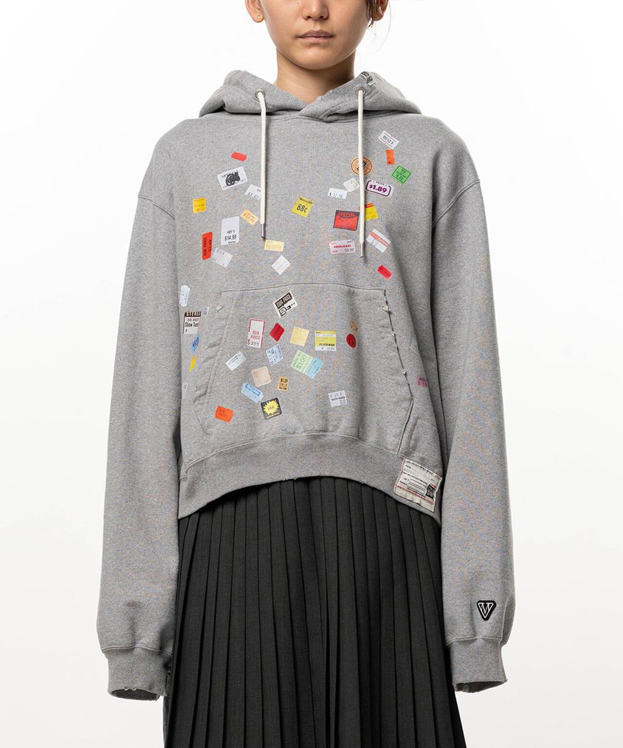 Maison MIHARAYASUHIRO/メゾン ミハラヤスヒロ/PRICE STICKER PRINTED HOODIE