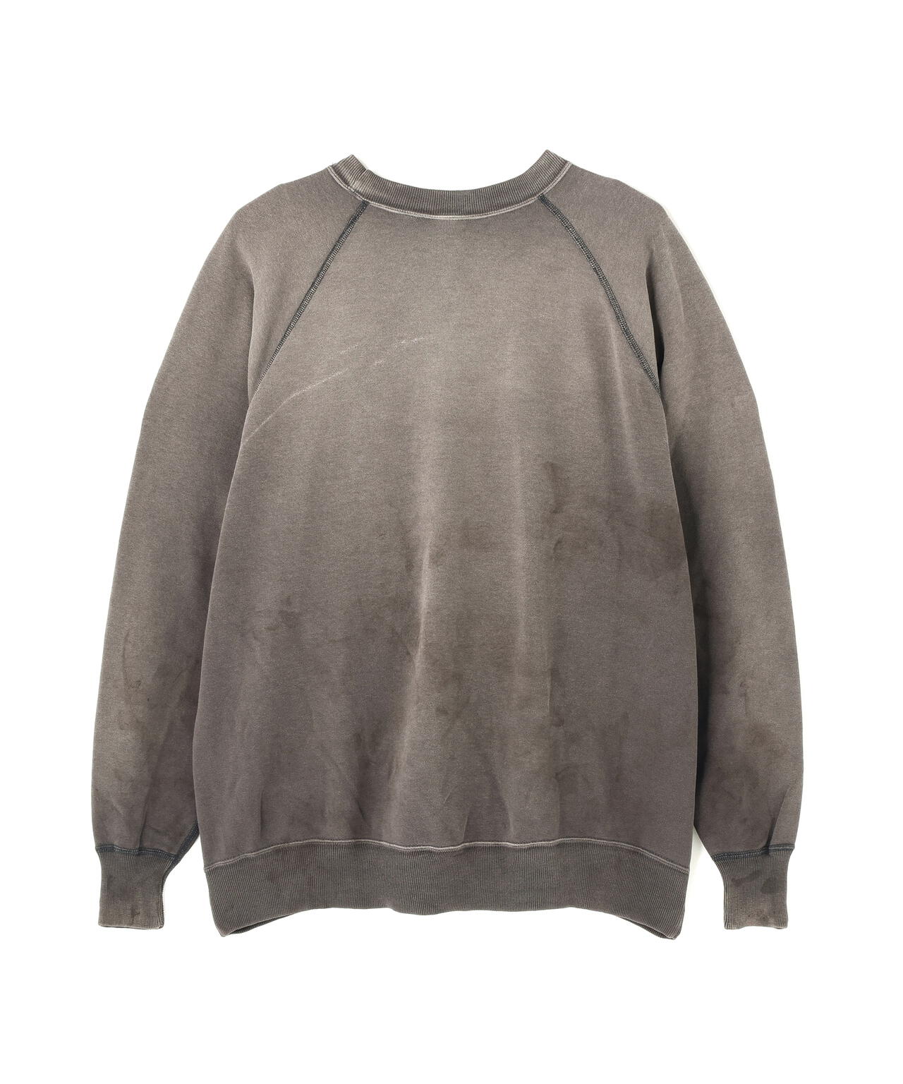 SAINT MICHAEL/セントマイケル/RAGLAN CRW N SWT/HOLY SAINT？/BLACK