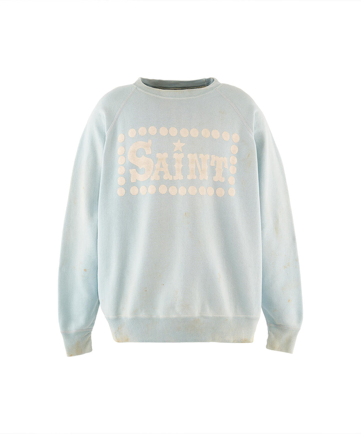 SAINT MICHAEL/セント マイケル/RAGLAN CRW N SWEAT/SAINT/SAXBLUE