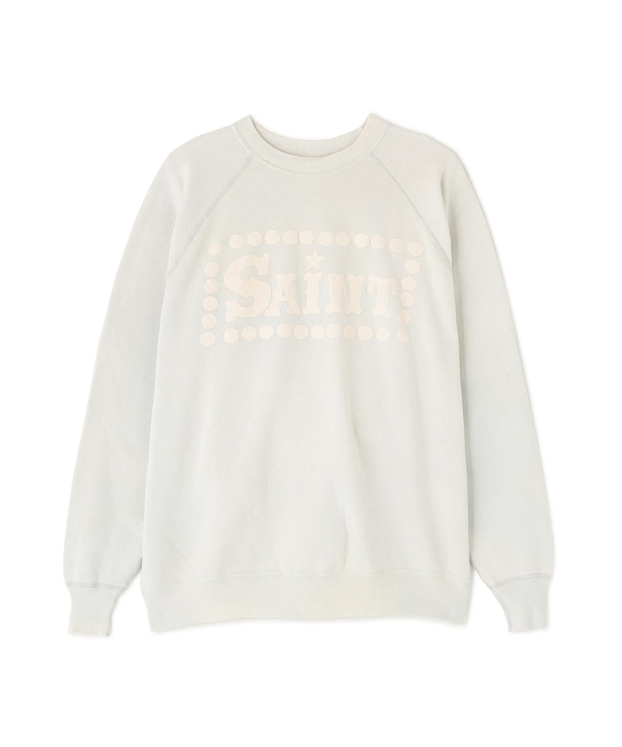 SAINT MICHAEL/セント マイケル/RAGLAN CRW N SWEAT/SAINT/SAXBLUE