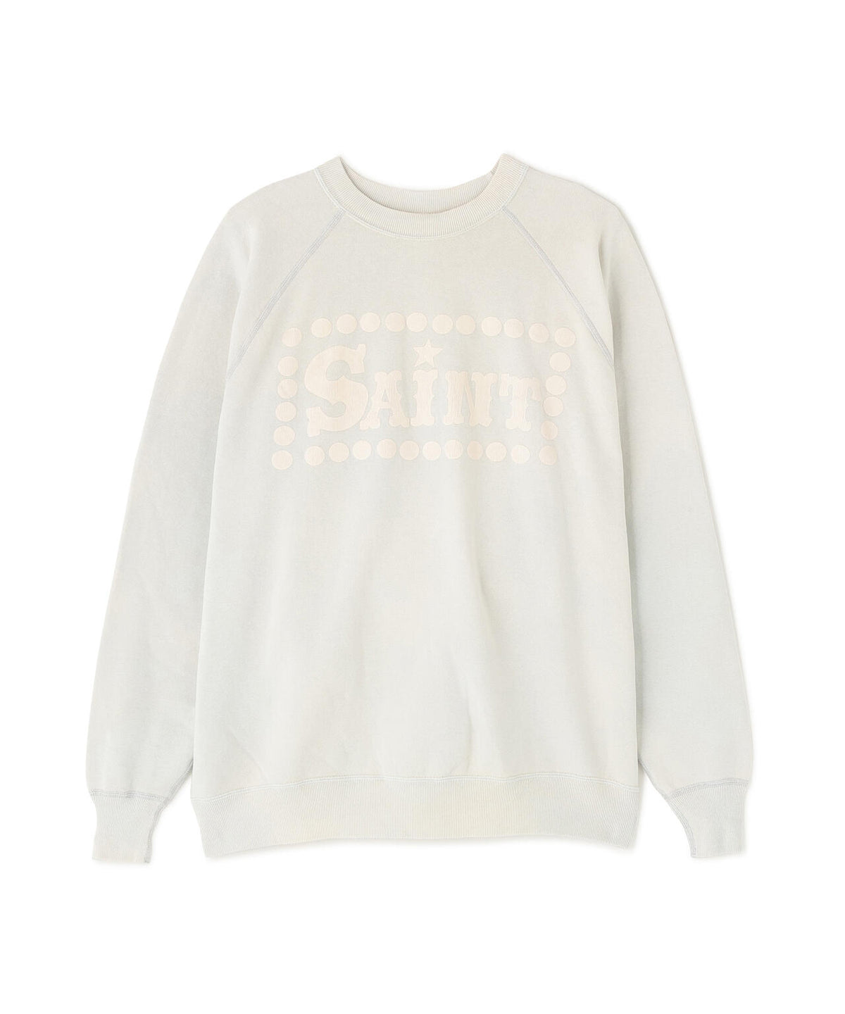 SAINT MICHAEL/セント マイケル/RAGLAN CRW N SWEAT/SAINT/SAXBLUE