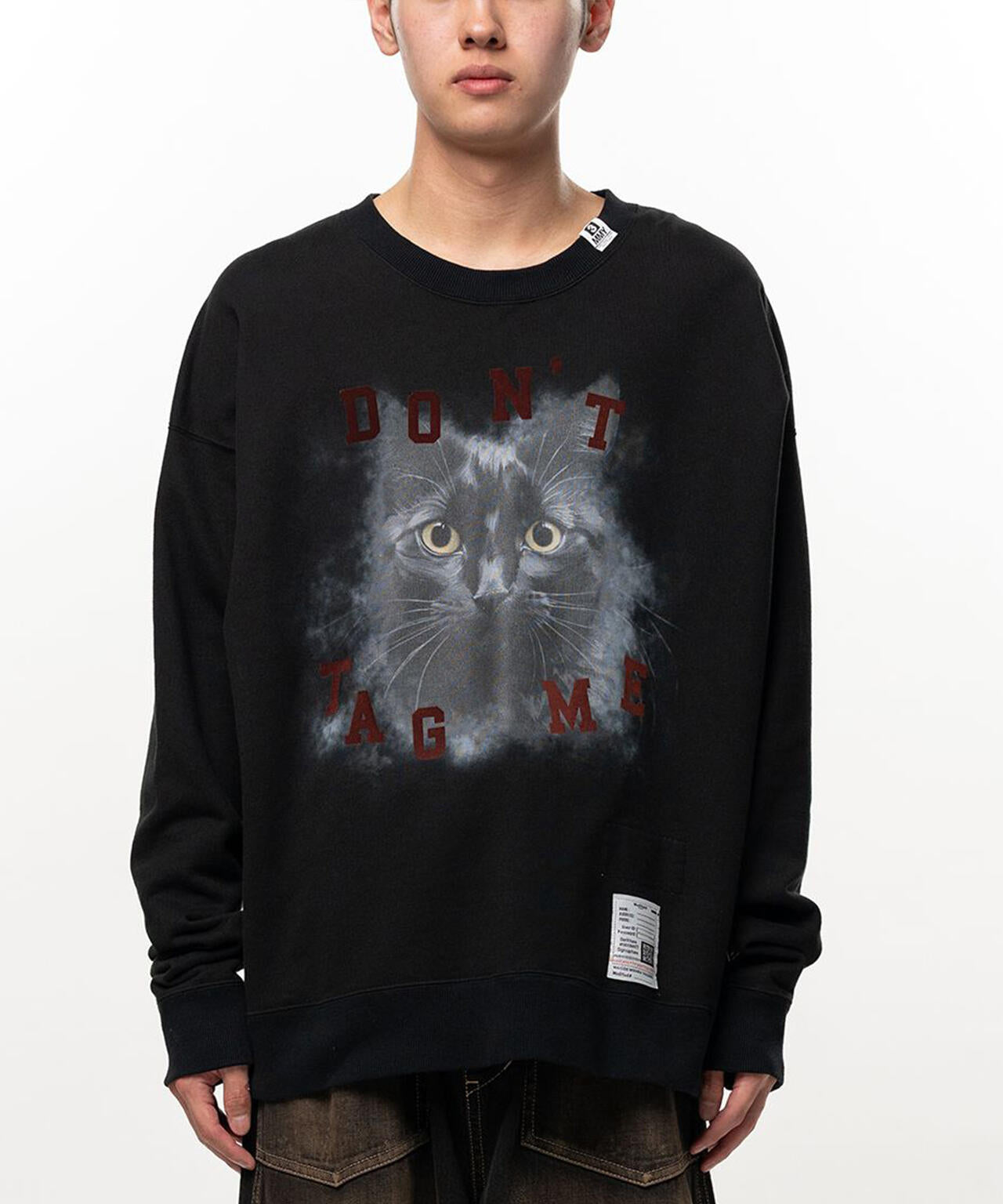 Maison MIHARAYASUHIRO/メゾン ミハラヤスヒロ/CAT PRINTED SWEAT