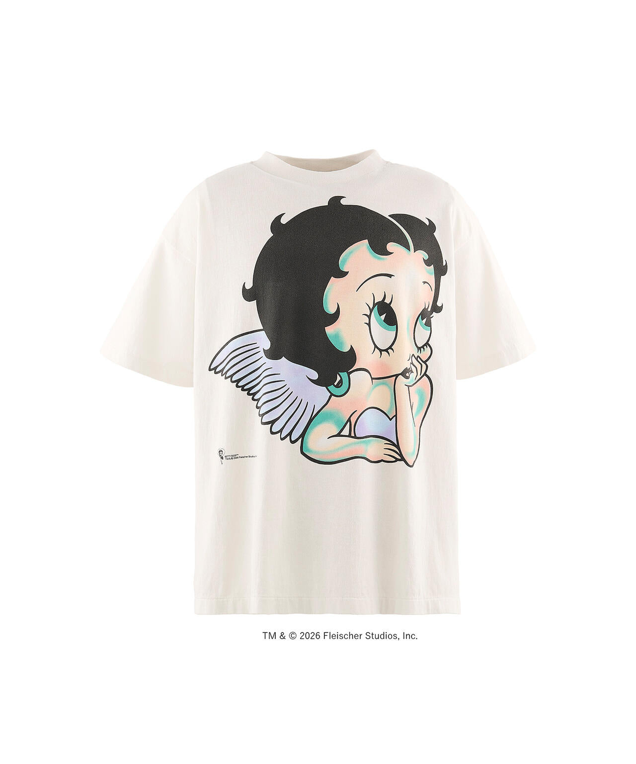 SAINT MICHAEL/セントマイケル/BTY_SS T-SHIRT/ANGEL/WHITE