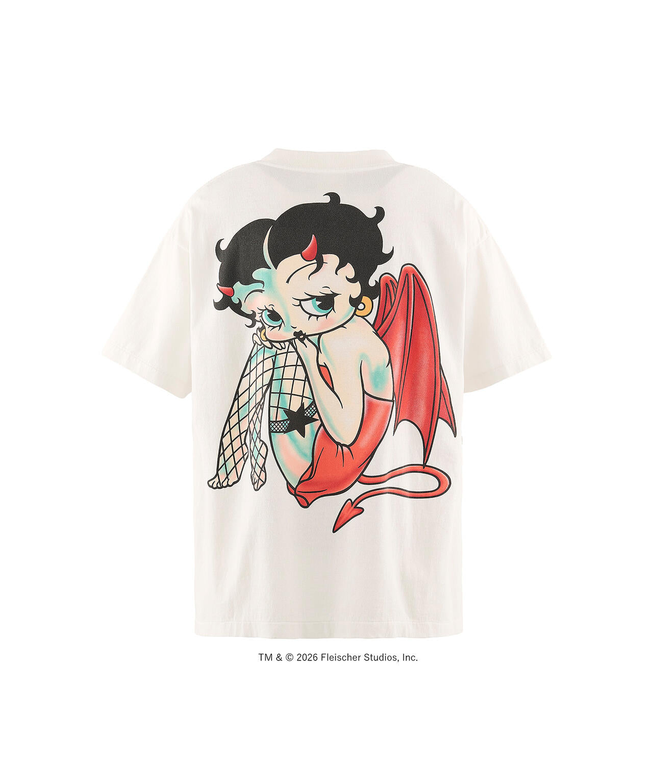 SAINT MICHAEL/セントマイケル/BTY_SS T-SHIRT/DEVIL/WHITE