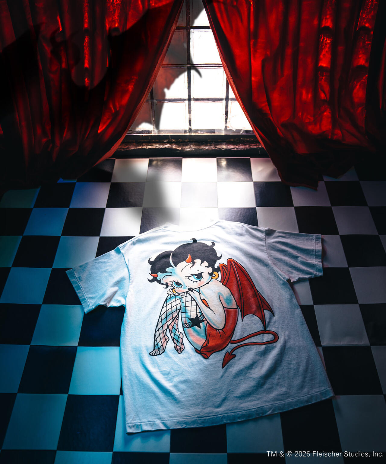 SAINT MICHAEL/セントマイケル/BTY_SS T-SHIRT/DEVIL/WHITE