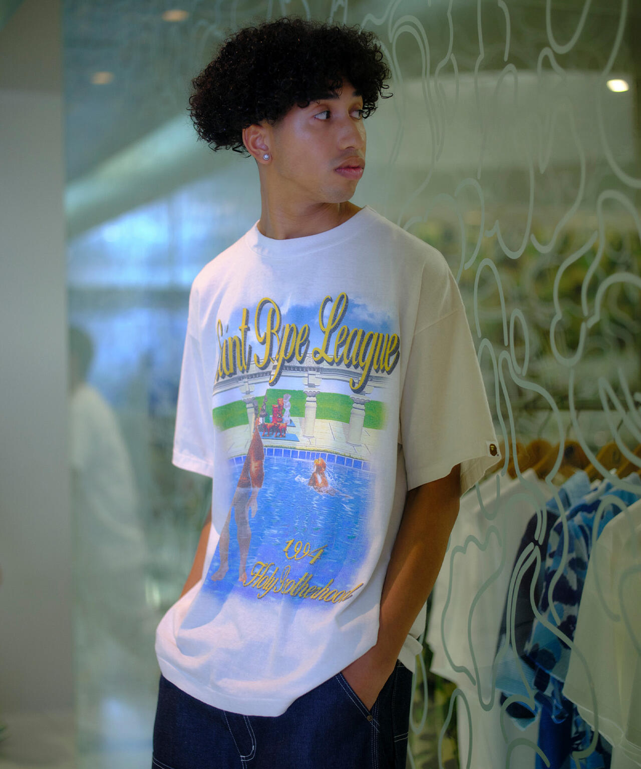 SAINT MICHAEL/セントマイケル/BAPE_SS T-SHIRT/POOL | ROYAL FLASH