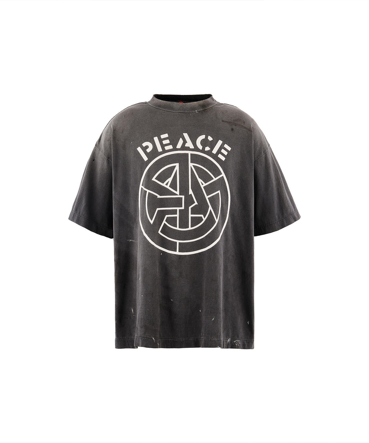 SAINT MICHAEL/セントマイケル/BKM_SS T-SHIRT/PEACE/BLACK