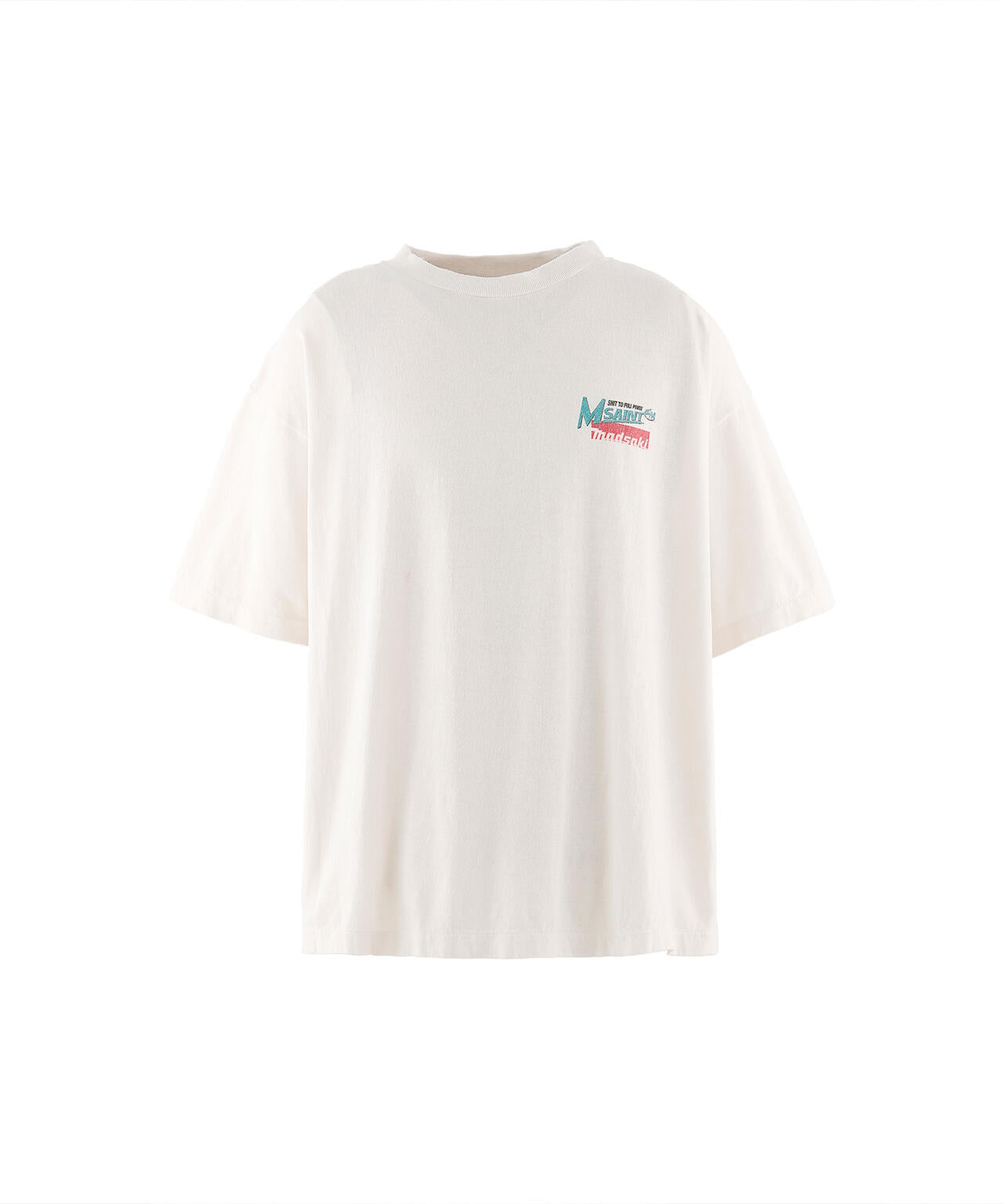 SAINT MICHAEL/セントマイケル/MDS_SS T-SHIRT/SCREWDRIVER/WHITE