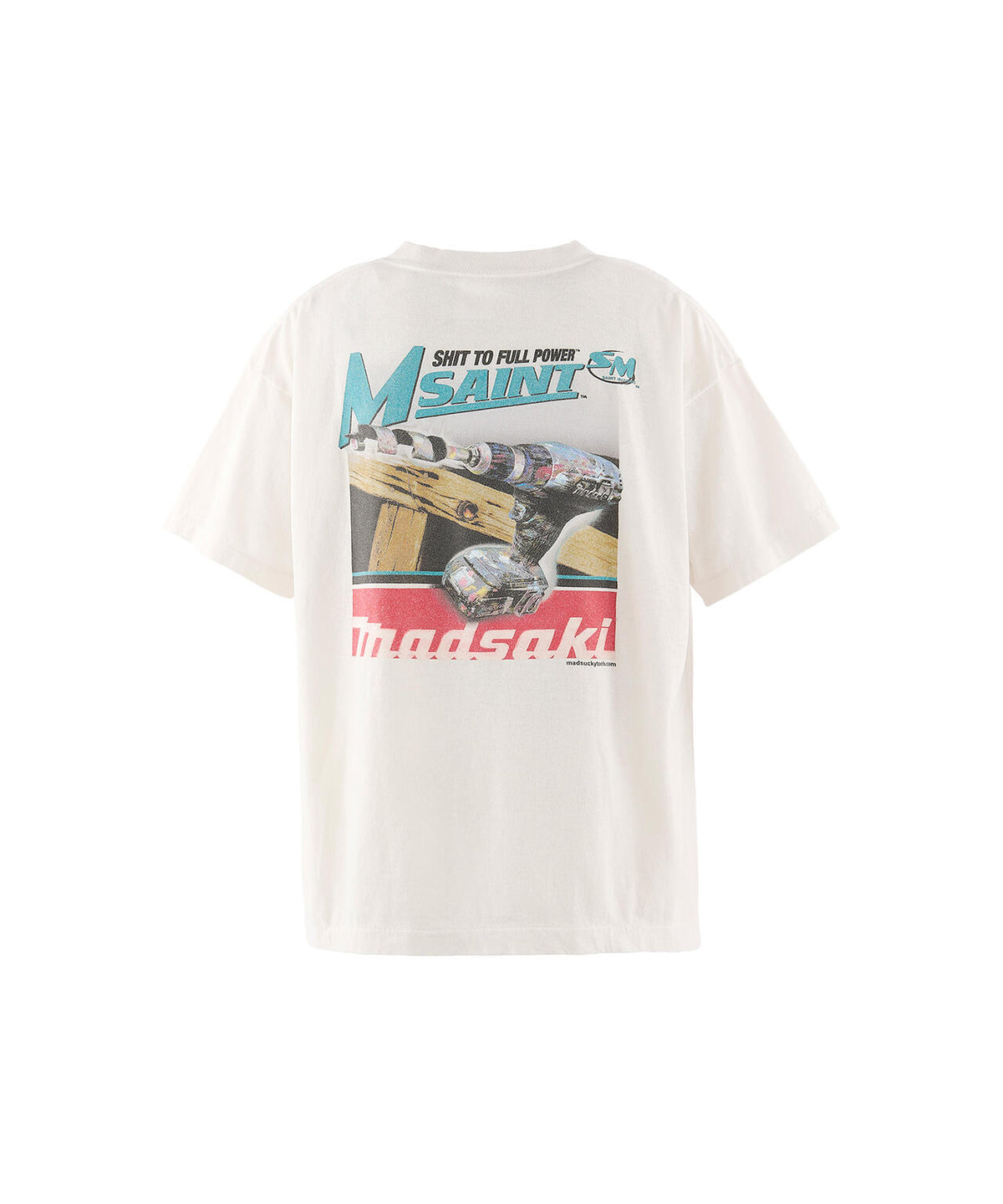 SAINT MICHAEL/セントマイケル/MDS_SS T-SHIRT/SCREWDRIVER/WHITE
